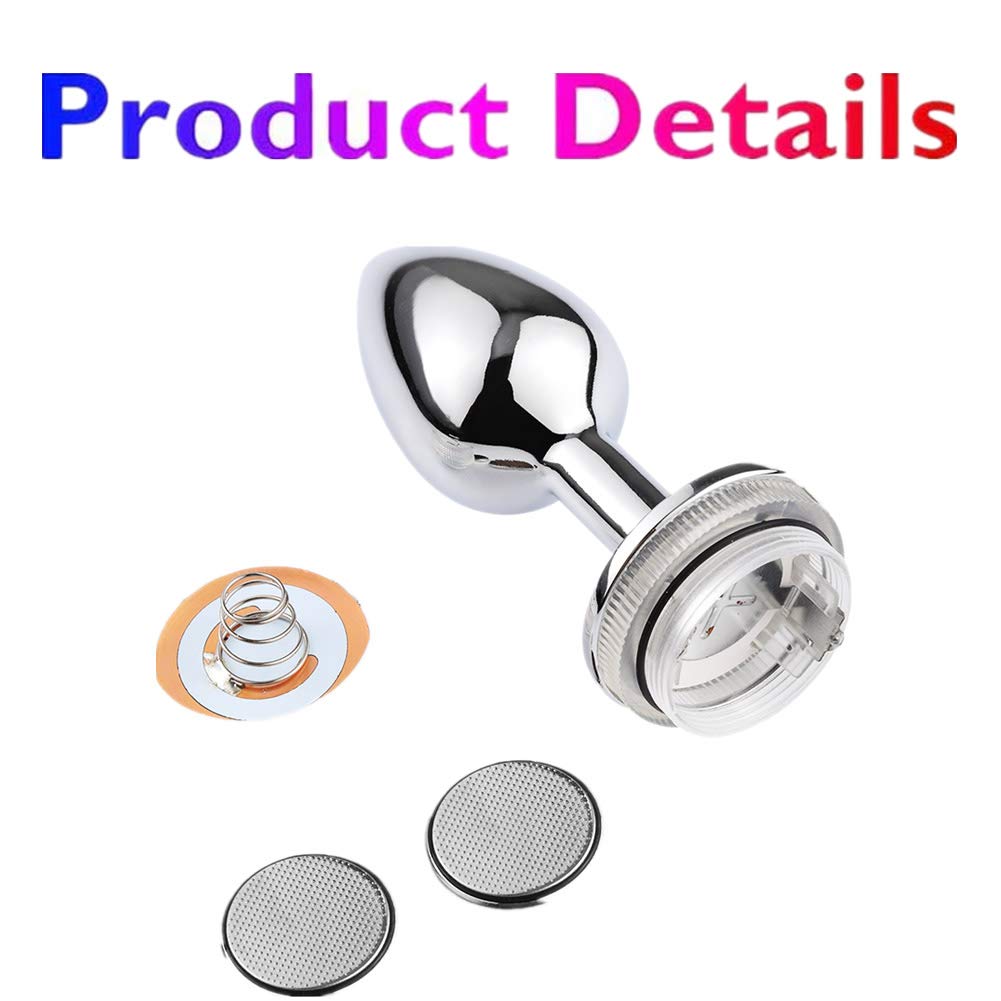 Metal Jewelry Anal Plug - Unisex Sex Toy for Beginners & Advanced