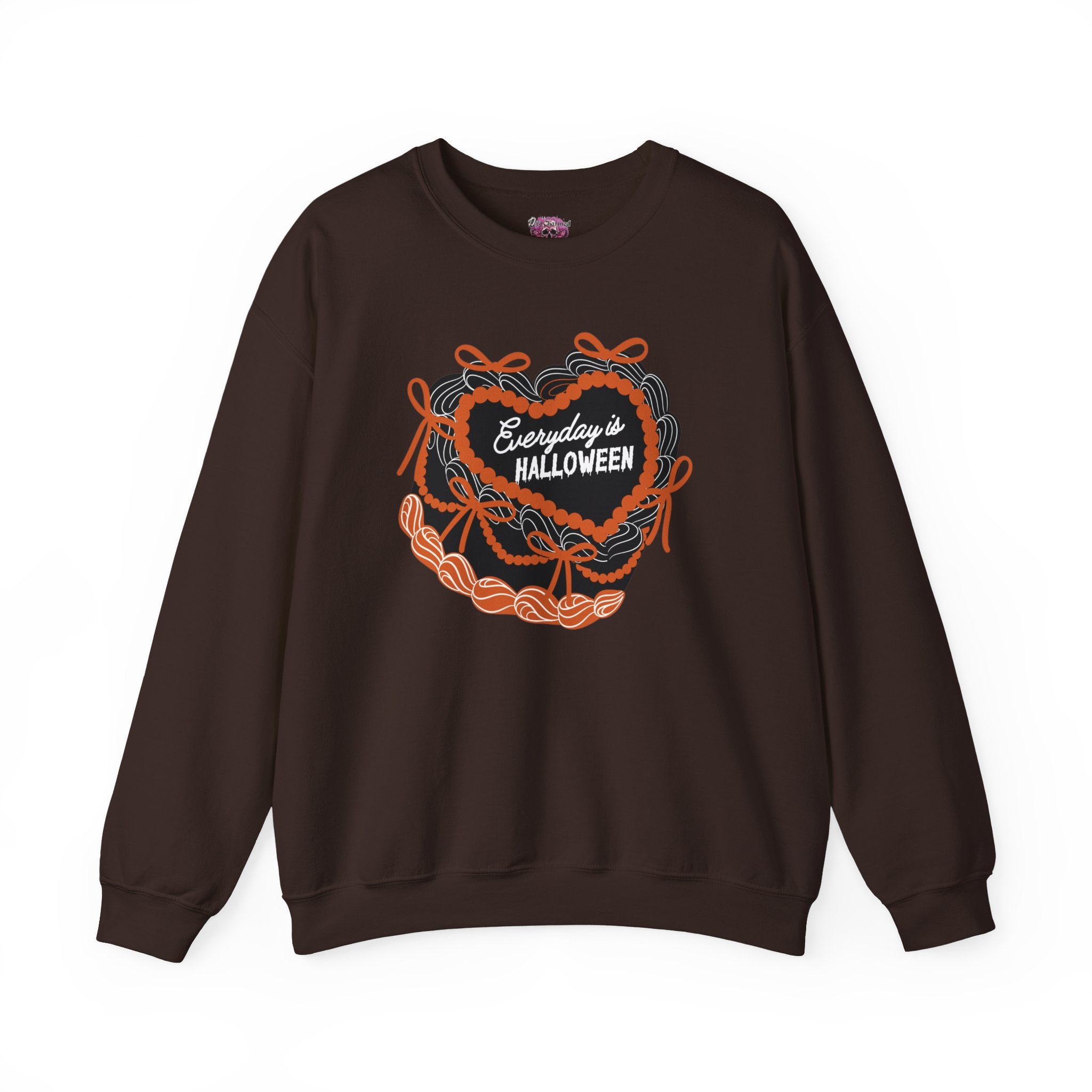 Halloween Everyday Crewneck Sweatshirt - Cozy & Fun Graphic Pullover for Year-Round Wear | Perfect for Costume Parties, Spooky Season & Casual Outfits