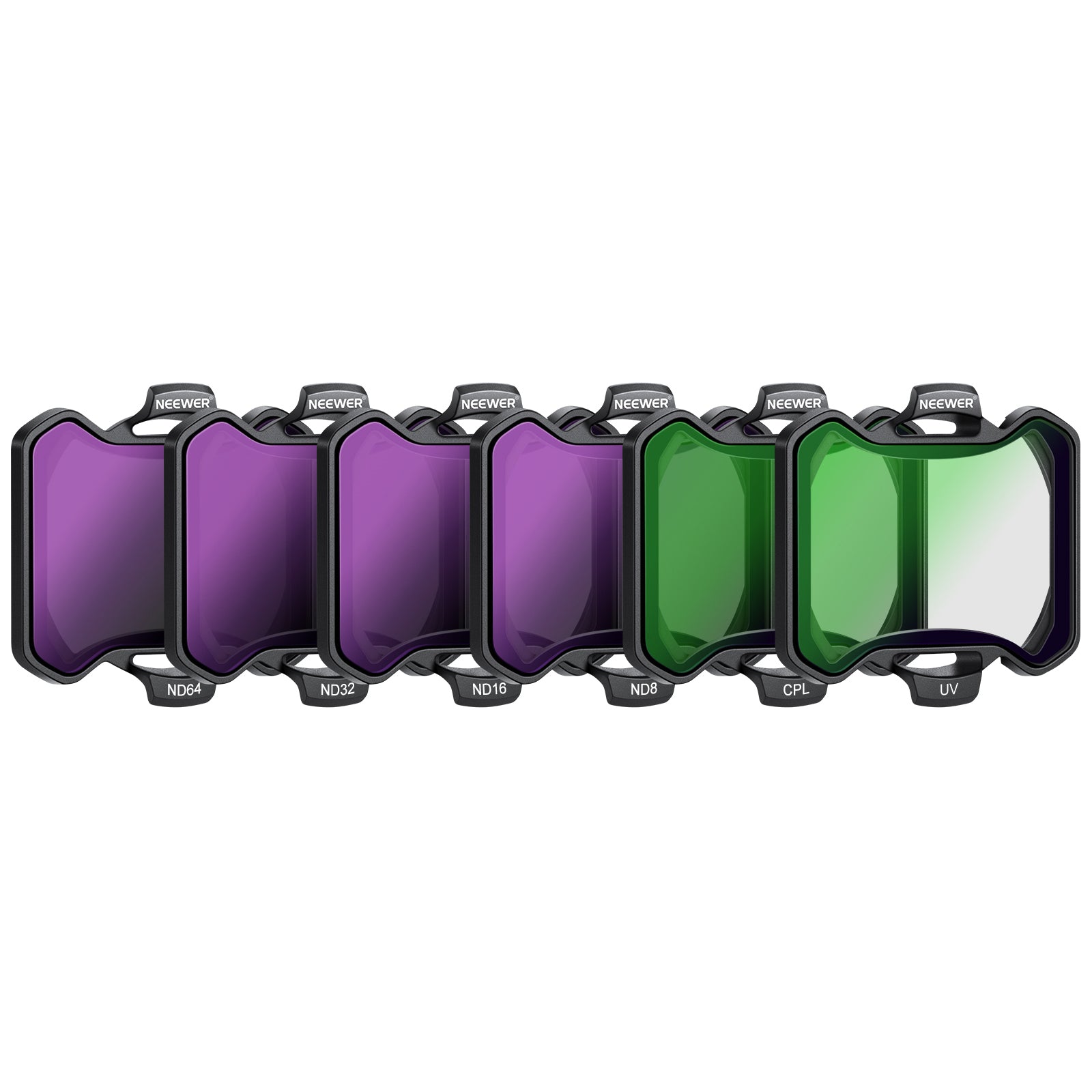NEEWER FL A29 6-Pack Snap-On ND, UV & CPL Filter Kit for DJI Avata 2 Drone - Perfect for Aerial Photography, Cinematic Shots & Sun Protection