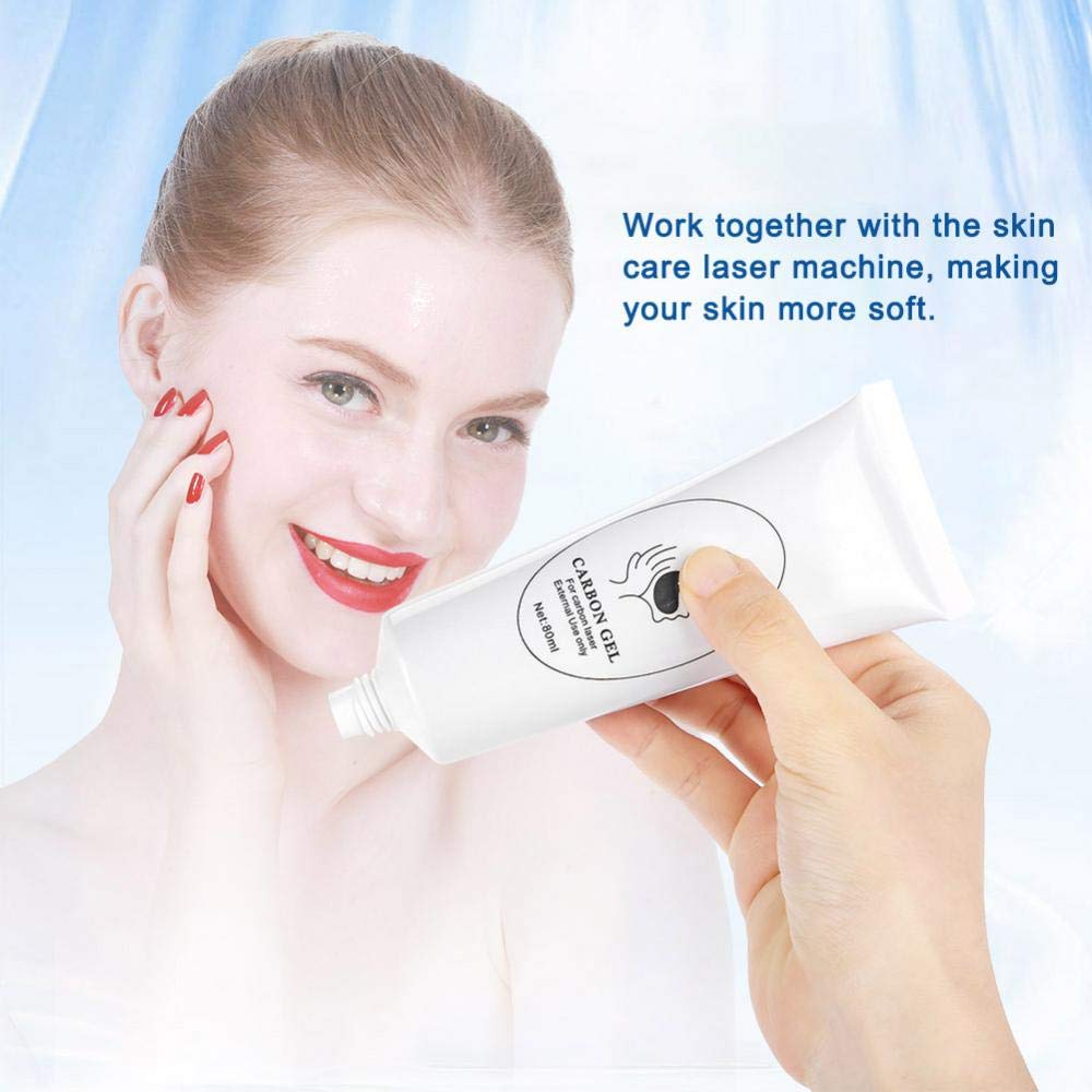 Safe Carbon Cream Gel for Laser Skin Rejuvenation - Skin Whitening & Deep Cleaning Treatment - Works with Skin Care Laser Machines - Perfect for Professional Spa & At-Home Skin Care Routines