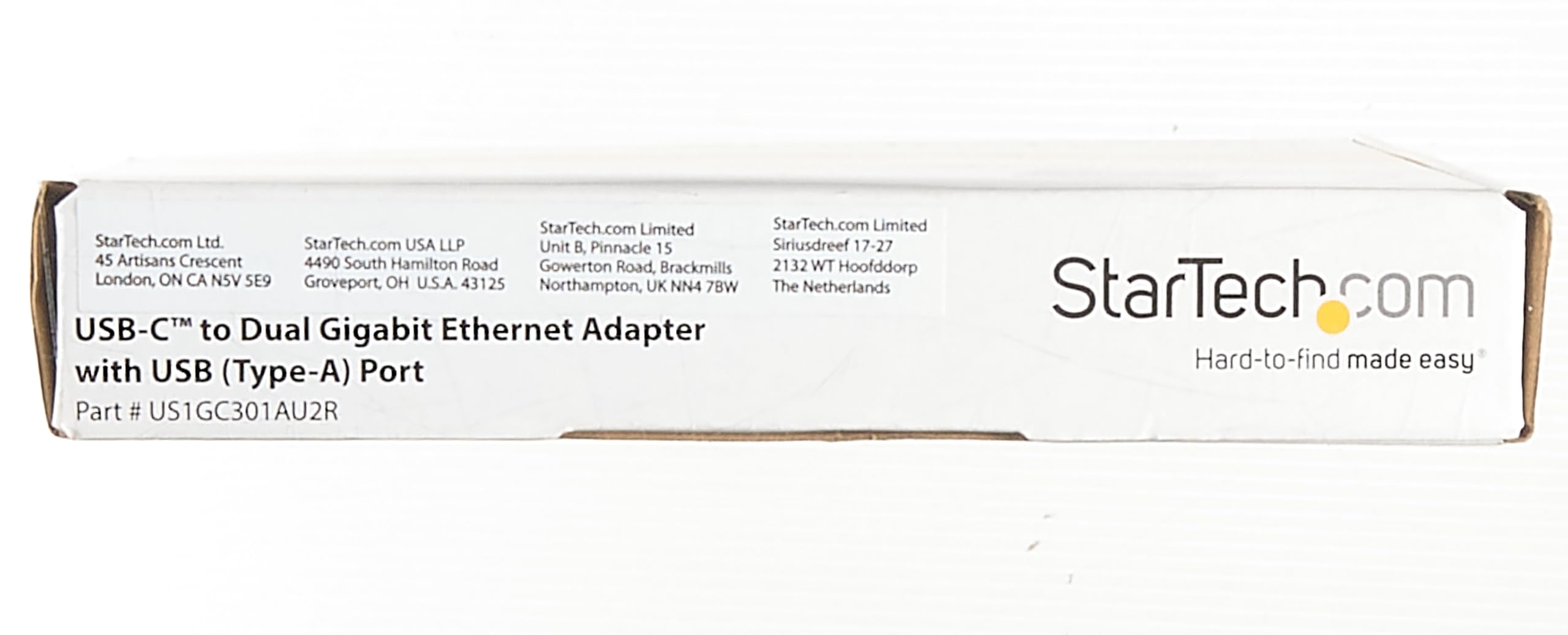 StarTech.com USB C to Dual Gigabit Ethernet Adapter with USB 3.0 Port - High Speed Network Adapter for Laptop, MacBook & PC - Perfect for Office, Gaming & Remote Work (Black)