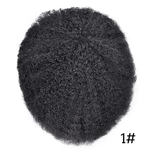 #1 Jet Black-6mm Wave Curl