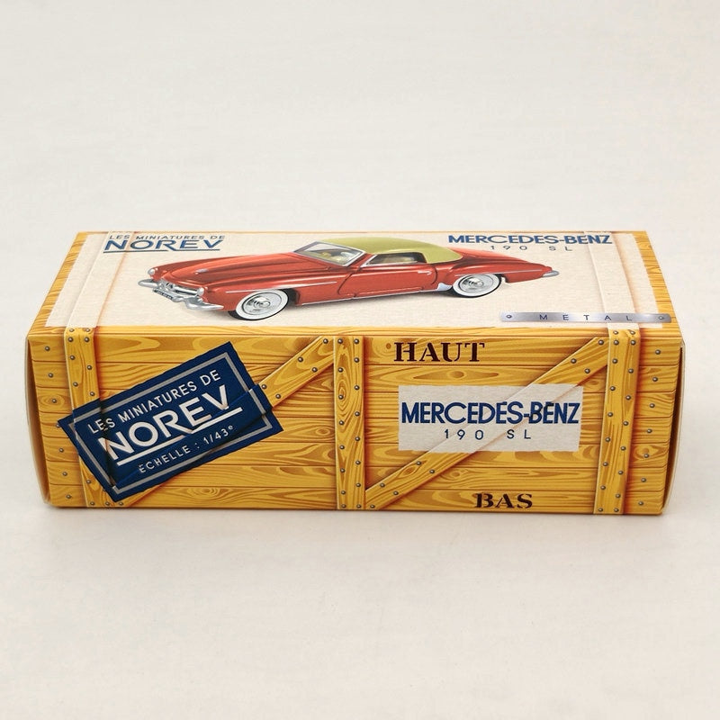 10pcs Norev 1:43 Scale Mercedes Benz 190 SL CL3512 Diecast Model Cars - Limited Edition Red Collectible Toy Vehicles for Adults & Kids | Perfect for Display, Gifts & Car Enthusiast Collections