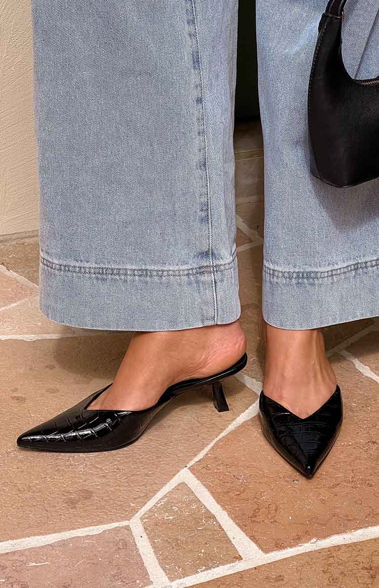 Billini Adele Black Heels - Women's Stylish High Heel Pumps for Party, Wedding & Evening Events - Comfortable Dress Shoes for Work & Special Occasions