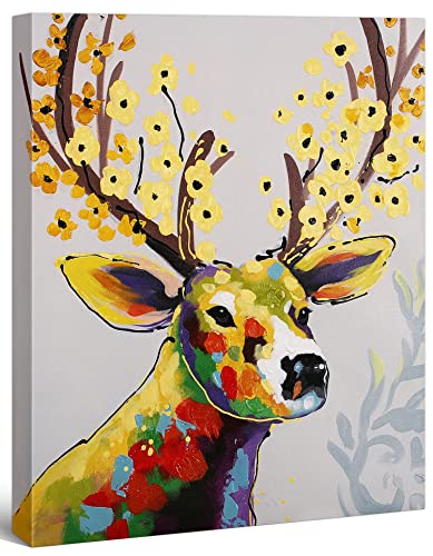 Deer & Flower