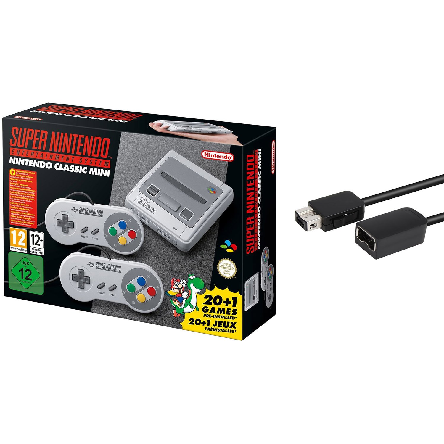 Nintendo SNES Classic Edition Console - Super Nintendo Entertainment System with 6-Foot Extension Cable | Retro Gaming, Gift for Gamers, Living Room Entertainment