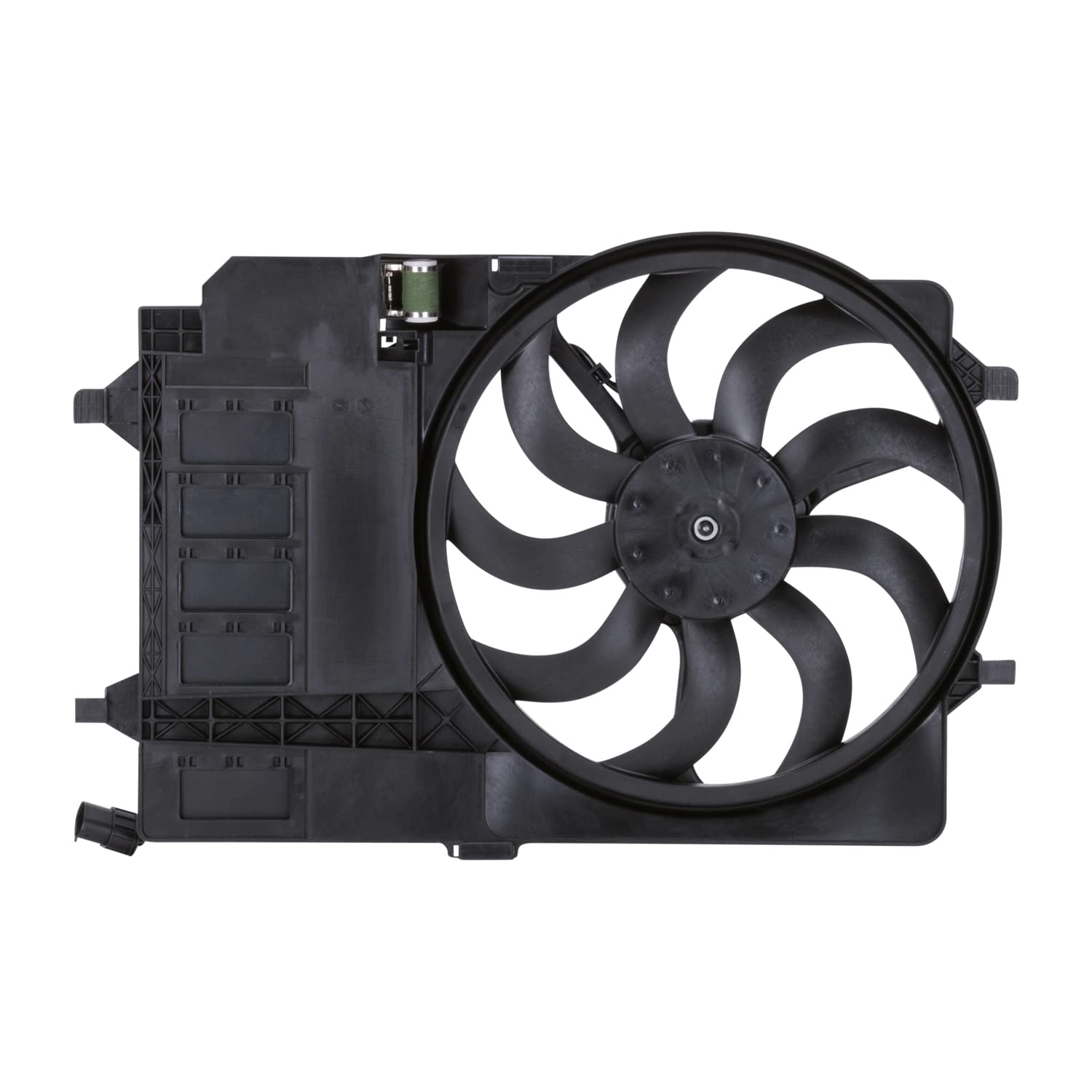 TYC 621980 Cooling Fan Assembly Replacement for 2002-2003 Mini Cooper - Black - Perfect for Engine Overheating Prevention & Summer Driving