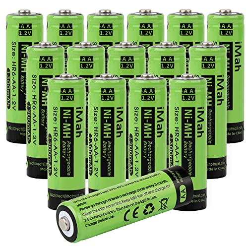 16-Pack, 1300mAh