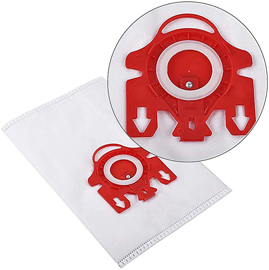 12 Pack Vacuum Cleaner Bags for F/J/M Series - High Efficiency 3D Replacement Bags Compatible with Model 9917710 - Perfect for Home, Office, and Pet Hair Cleaning