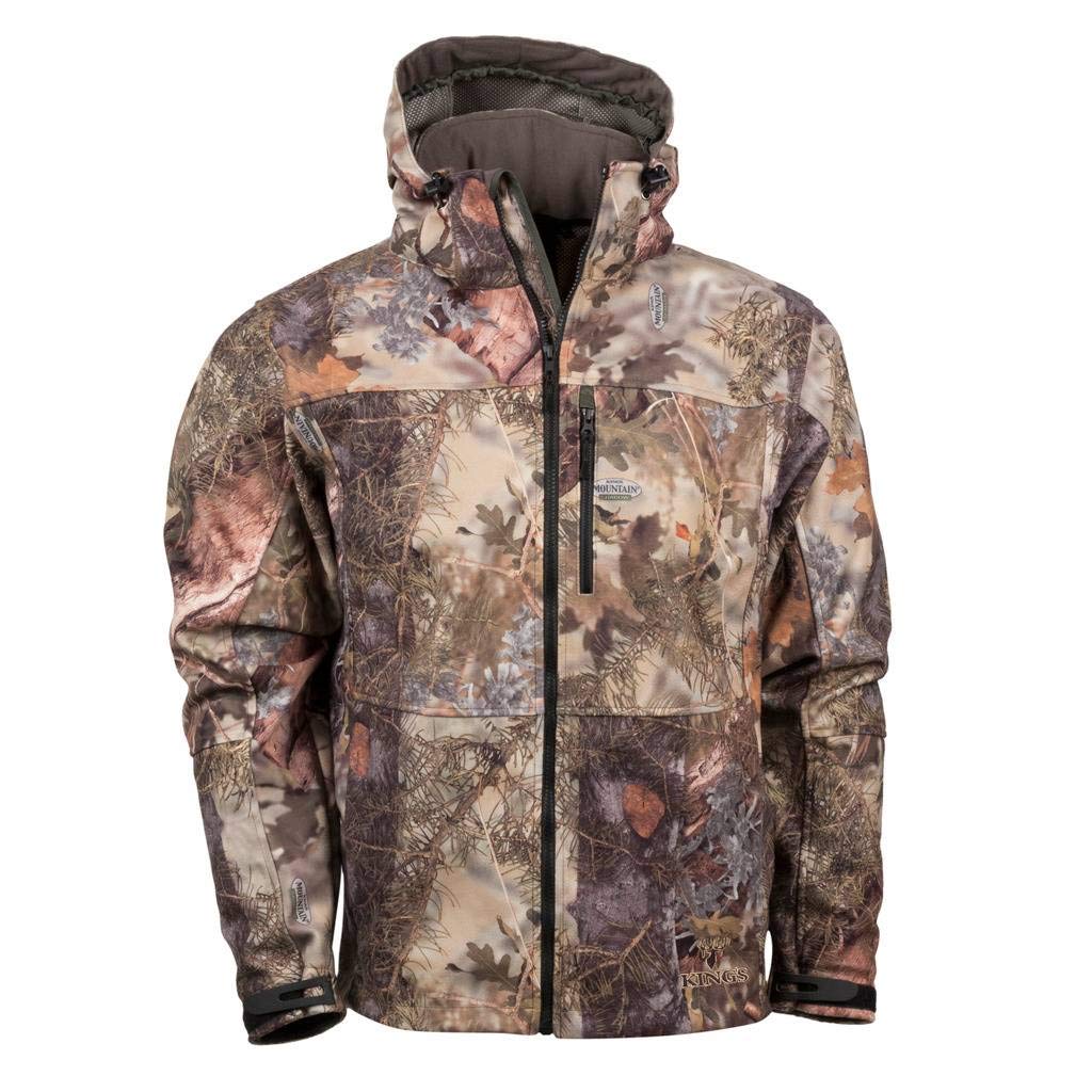 King's Camo Hunter Series Wind-Defender Fleece Jacket for Men - Warm Waterproof Hunting Jacket for Outdoor Adventures, Camping & Cold Weather