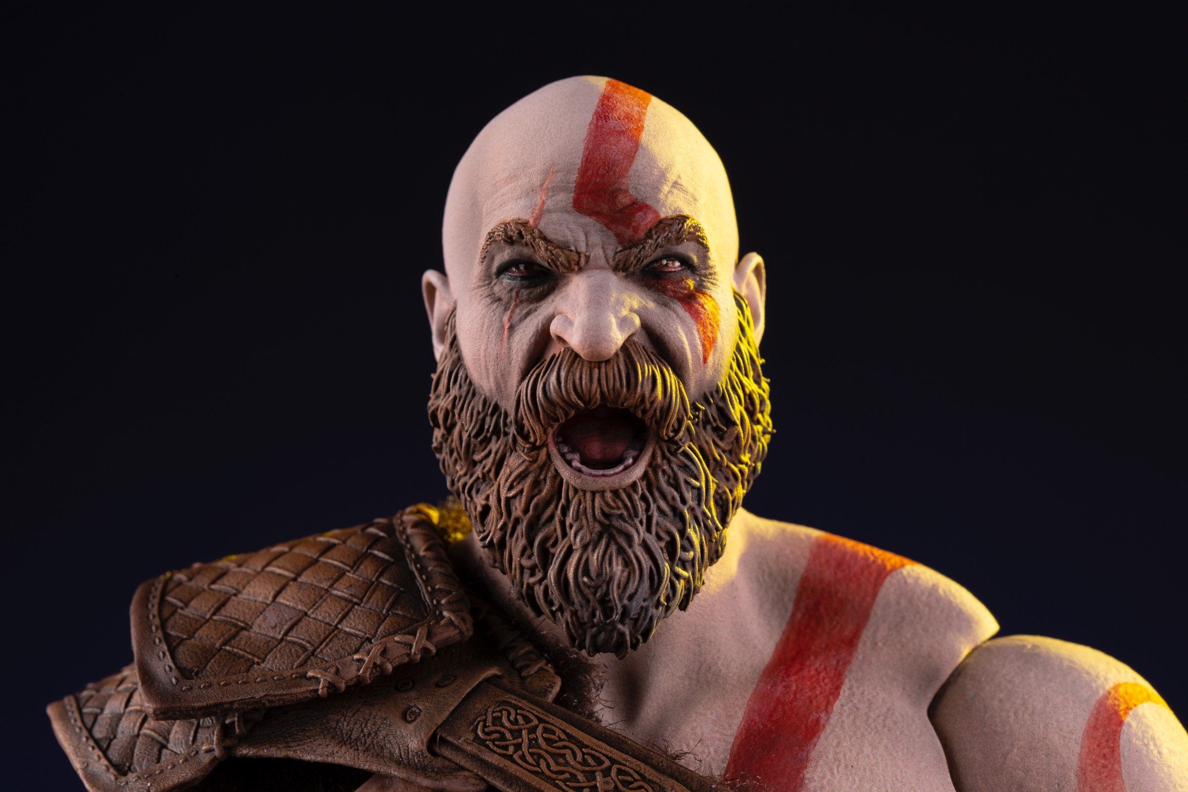 God of War Kratos 1/6 Scale Deluxe Collectible Action Figure - Premium Gaming Statue for Display & Collection - Perfect for Gamers & Collectors