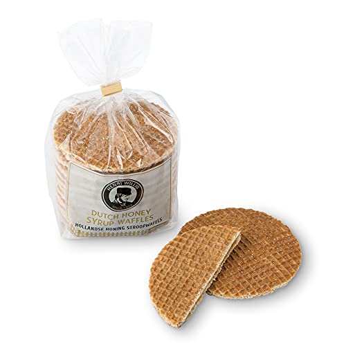 Henri Willig Dutch Honey Syrup Waffles - Authentic Dutch Stroopwafels | Perfect for Coffee, Tea & Breakfast | Gourmet Gift Idea