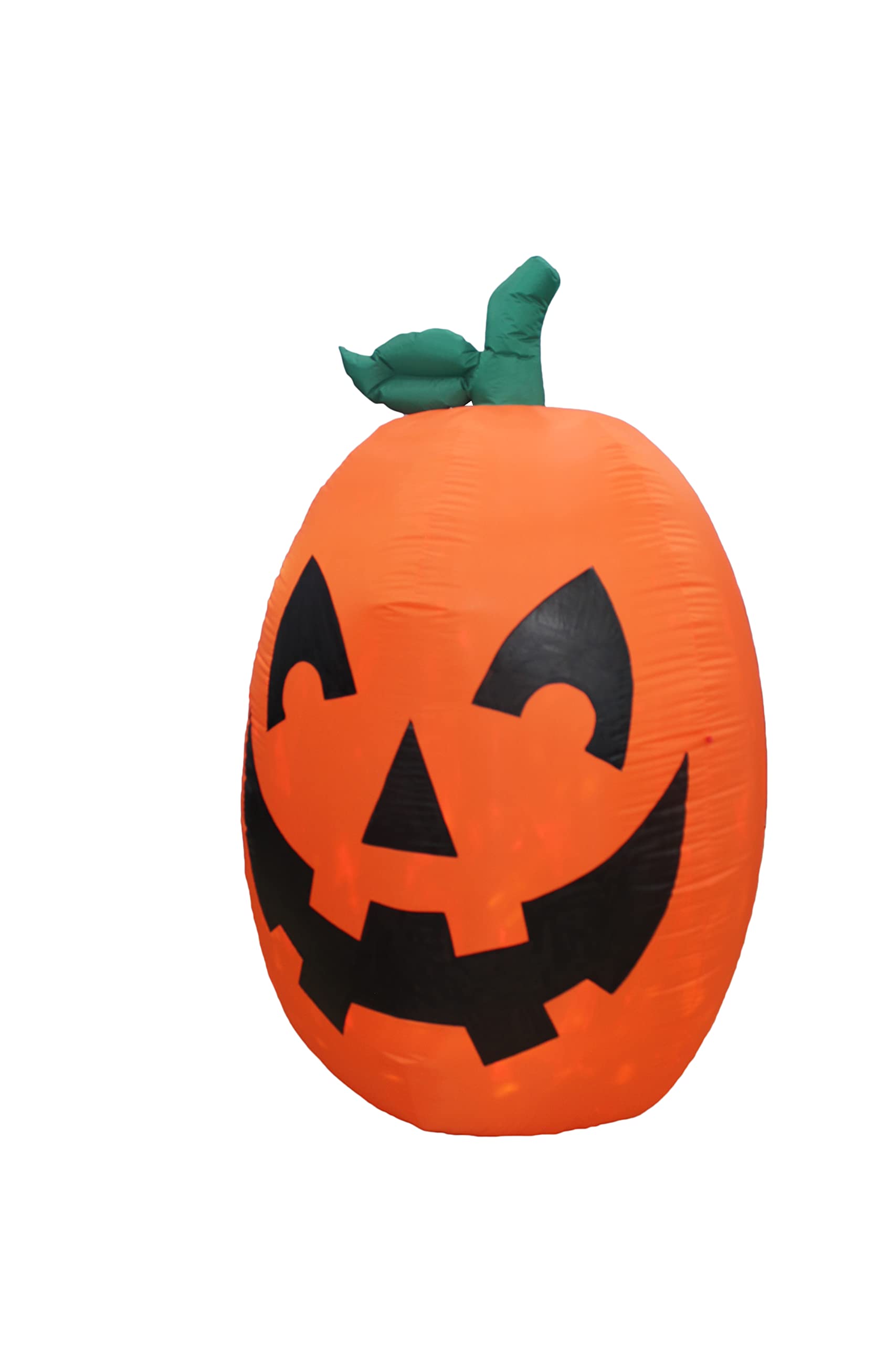 Halloween Party Decorations Bundle - 6ft Glowing Inflatable Pumpkin Jack O'Lantern & 9ft Haunted Tree with Ghosts, Pumpkins, Owl & Tombstone - Spooky Outdoor & Indoor Halloween Decor for Yard, Porch & Party