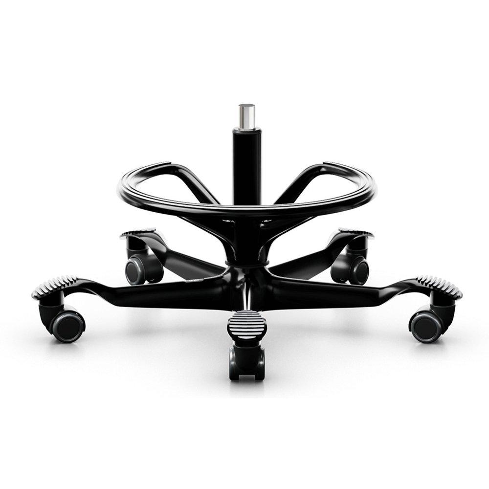 HÅG Capisco 8106 Ergonomic Office Chair - Genuine Wollsdorf Paloma Natur Leather with Black Base | Perfect for Home Office, Gaming & Workspace Comfort