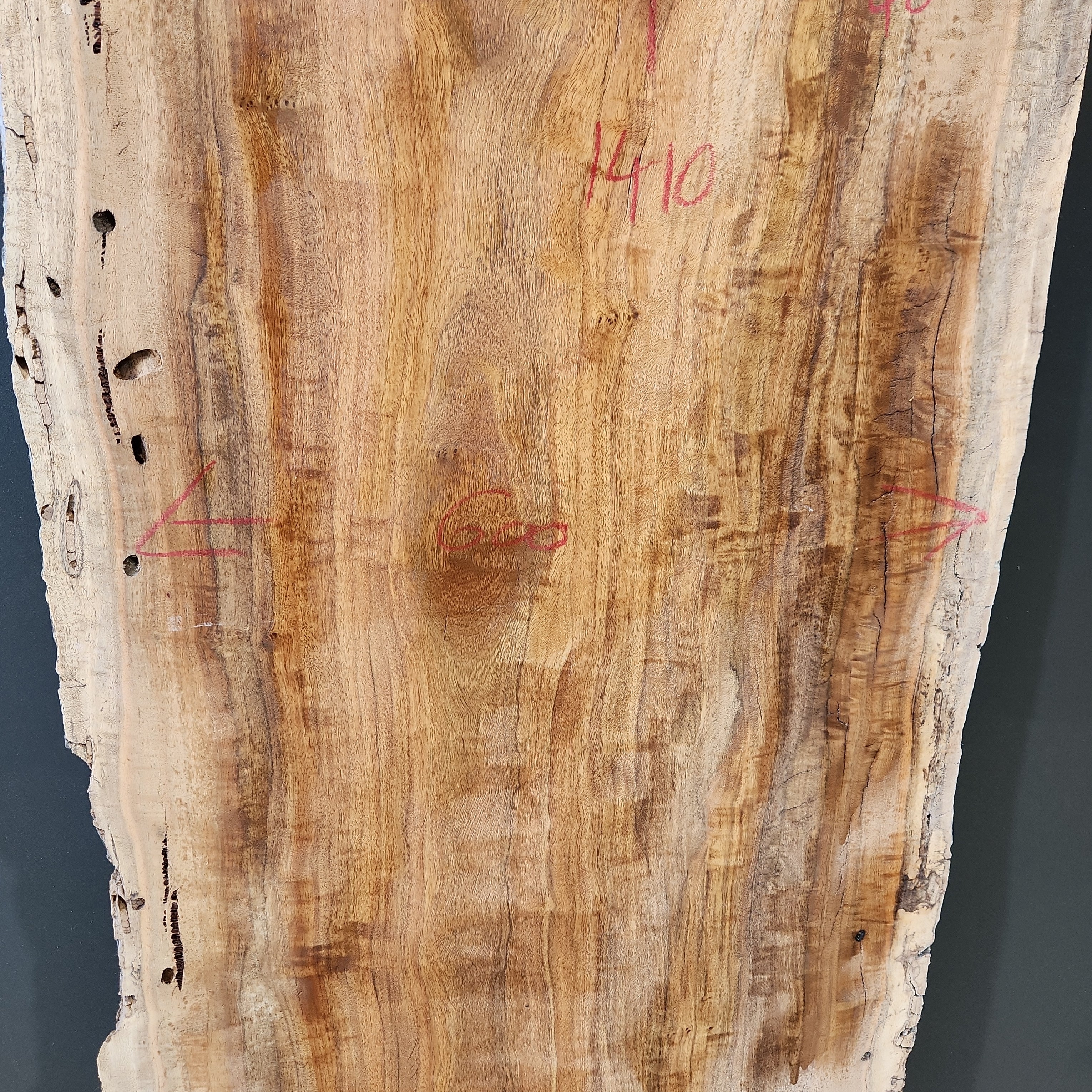 Premium WA Marri Wood Slab - Natural Live Edge Table Top for Dining, Coffee, or Desk - Sustainable Hardwood for DIY Furniture Projects