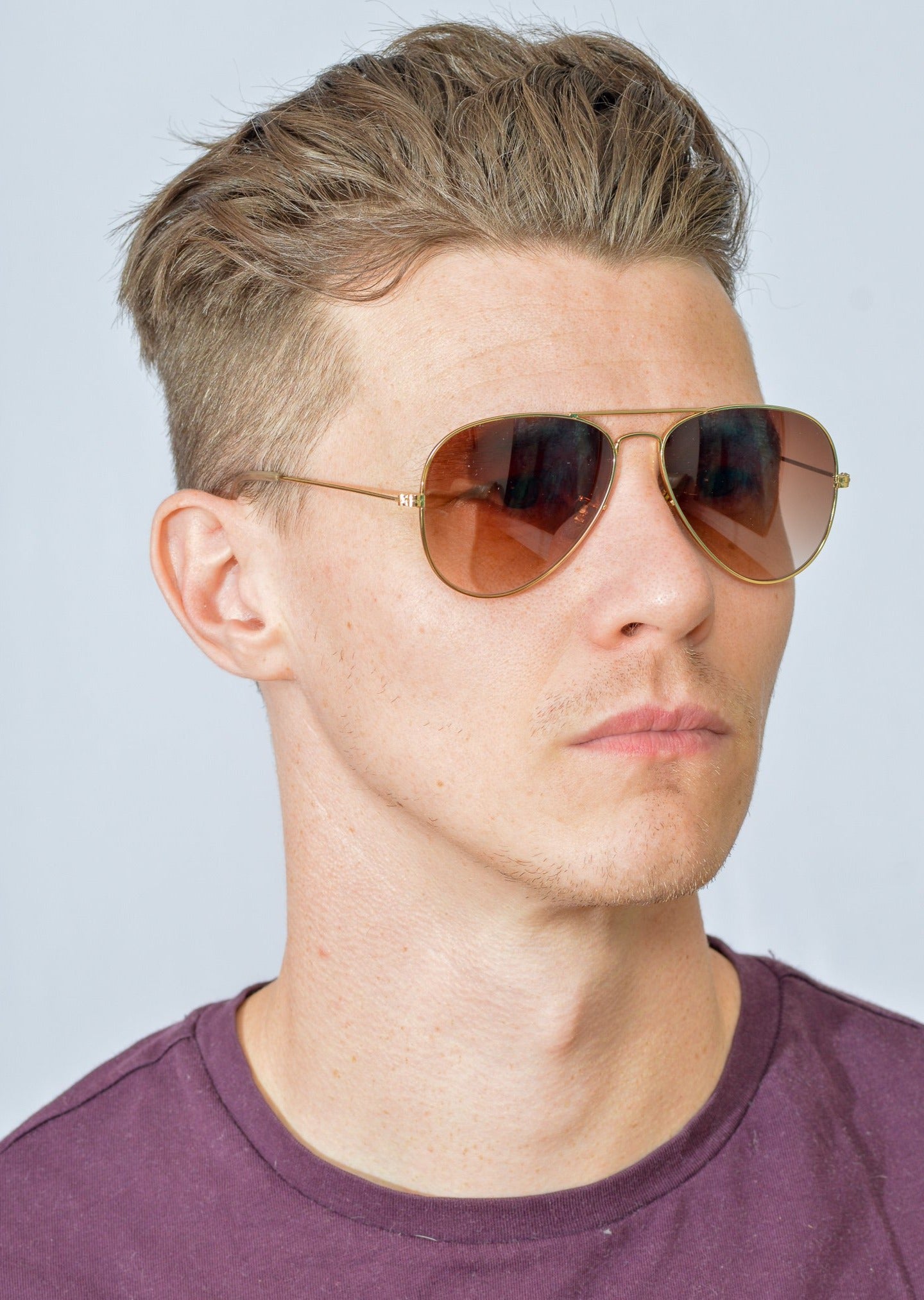 Mayfair Optical Co. Aerodrome Sunglasses - Polarized UV Protection Aviator Sunglasses for Men & Women - Perfect for Driving, Travel, and Outdoor Activities