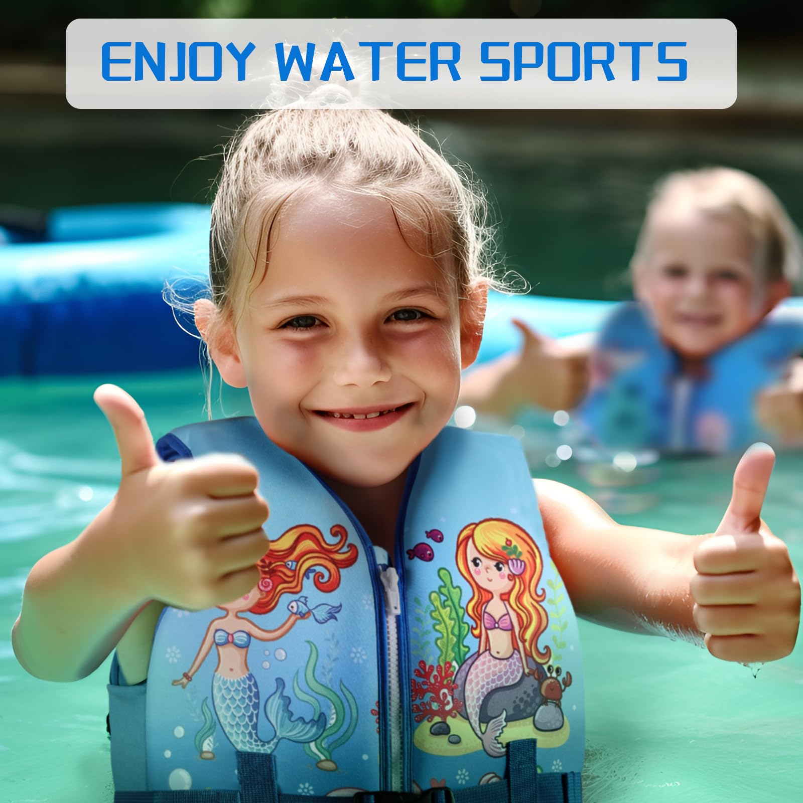 **Best Toddler Swim Vest for Kids 2-9 Years – Adjustable Safety Floaties 20-60 lbs (S-XL) – Boys & Girls Swim Aid for Pool, Beach & Water Play**
