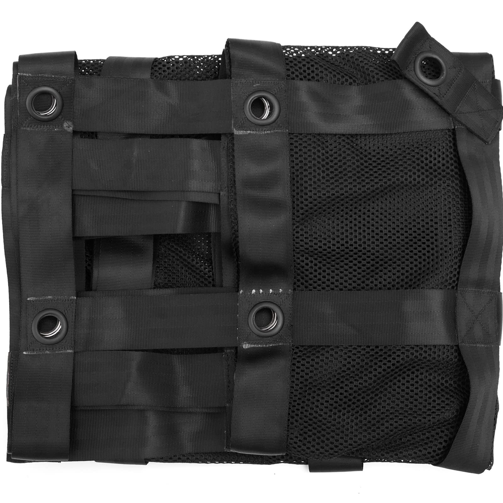 VEVOR Heavy Duty 8' x 6.7' Cargo Net with Reinforced Mesh - Universal Pickup Truck Bed Net with Cam Buckles, S-Hooks & Cross Strap - Secures Gear for Trucks, SUVs, Jeeps & Trailers (96