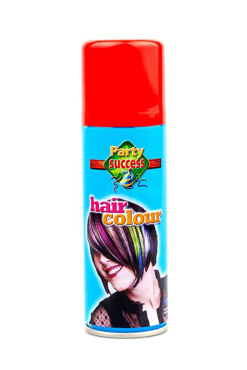 Party Success Temporary Color Hair Spray - Vibrant Red for Halloween, Cosplay & Costume Events | Quick & Easy Washable Hair Dye for Festive Looks