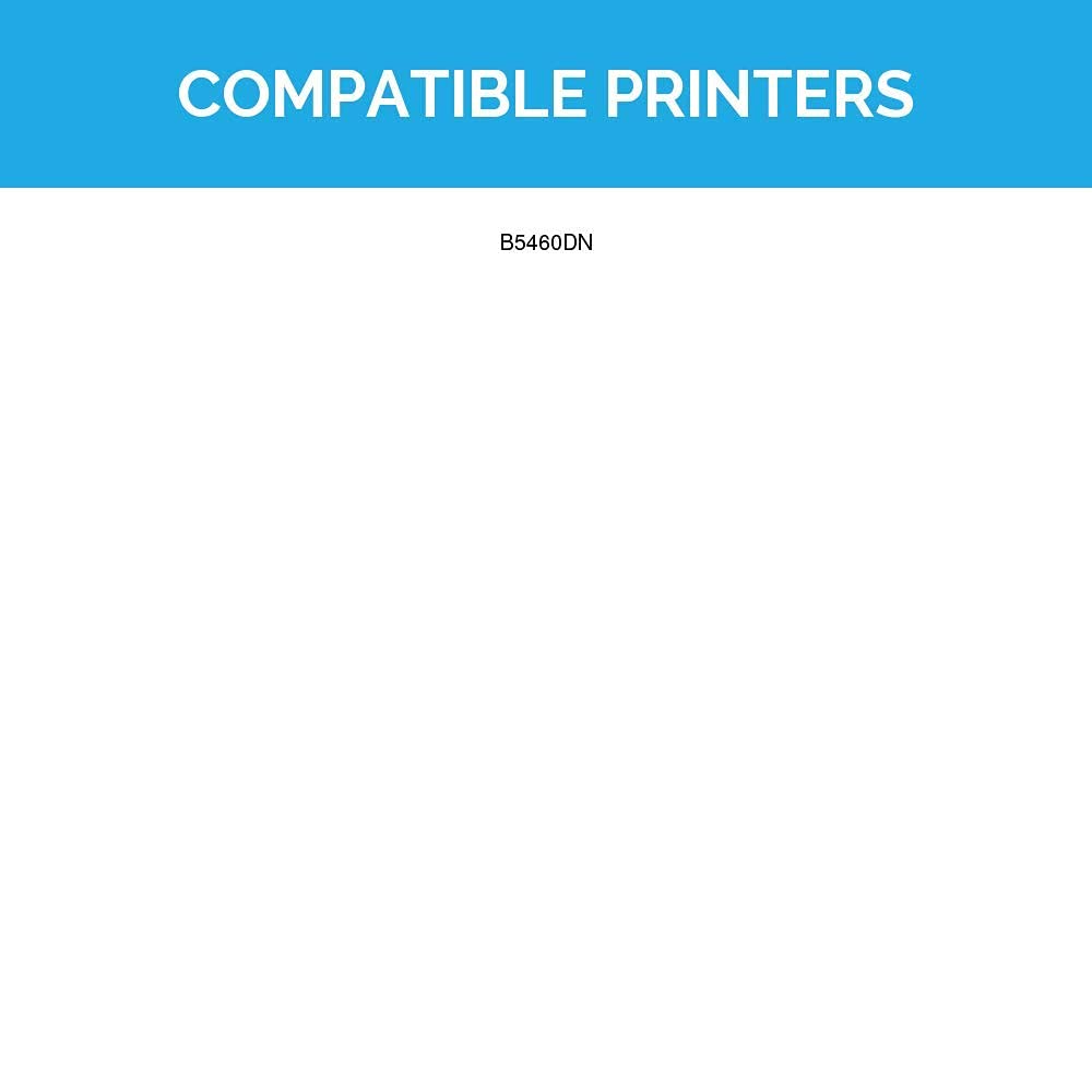 LD Products High Yield Black Toner Cartridge (2-Pack) - Compatible with Dell B5460dn Printer Models 332-0131 | Replacement for Office & Home Laser Printing Needs