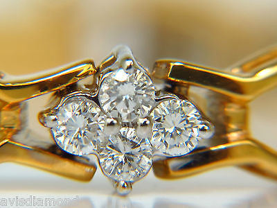 3.65 Carat Diamond Cluster Bracelet in 14K Gold - G VS Clarity, Excellent Cut & Secure Links | Elegant Jewelry for Weddings, Anniversaries & Special Occasions