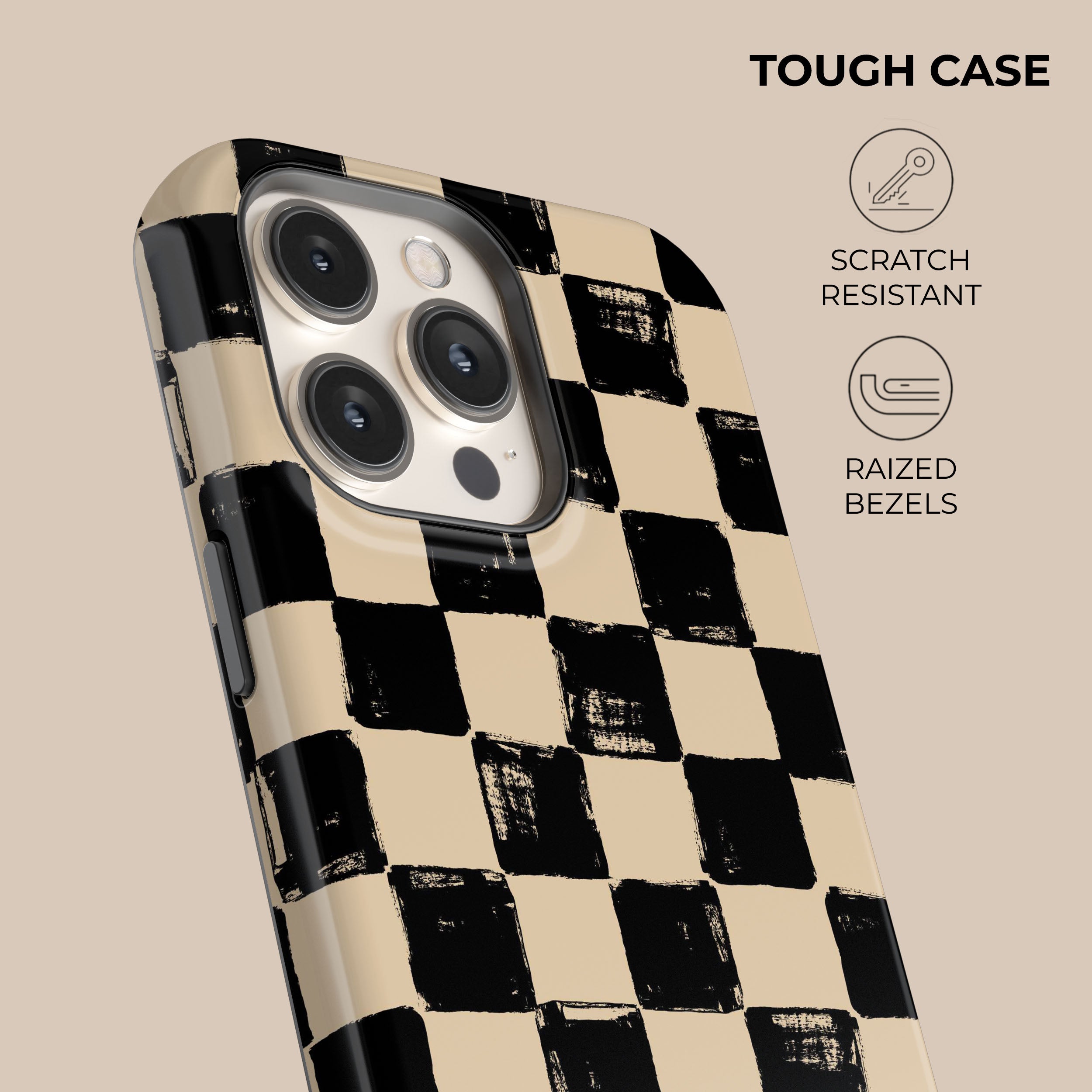 Premium Wooden Chess Board Phone Case - Elegant & Durable Design for iPhone & Samsung - Perfect for Chess Lovers & Strategy Game Enthusiasts - Great Gift for Board Game Nights & Travel Accessories