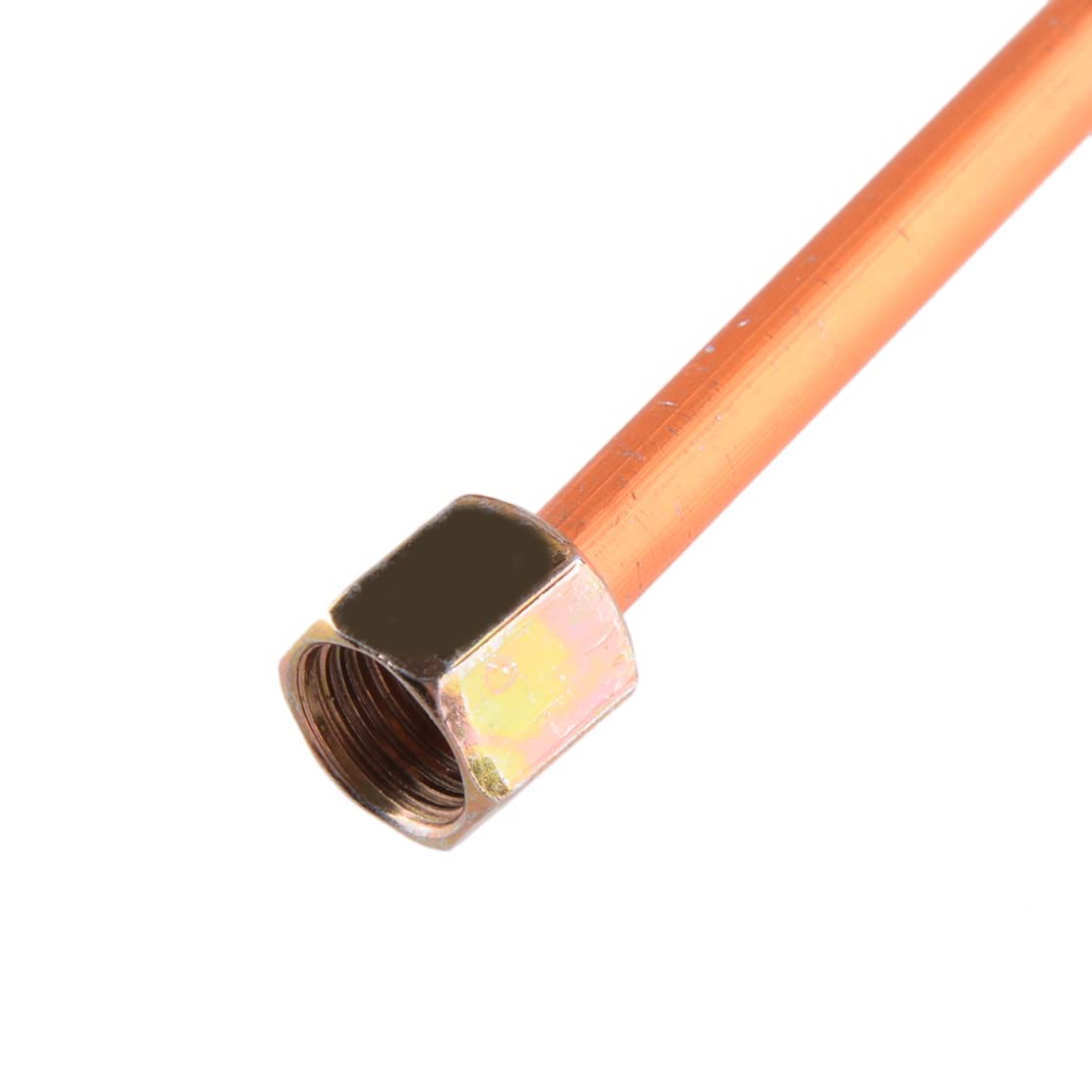200mm Copper Air Compressor Exhaust Tube Replacement - Durable Oil Pump Spare Parts for Industrial Tools & Automotive Repair