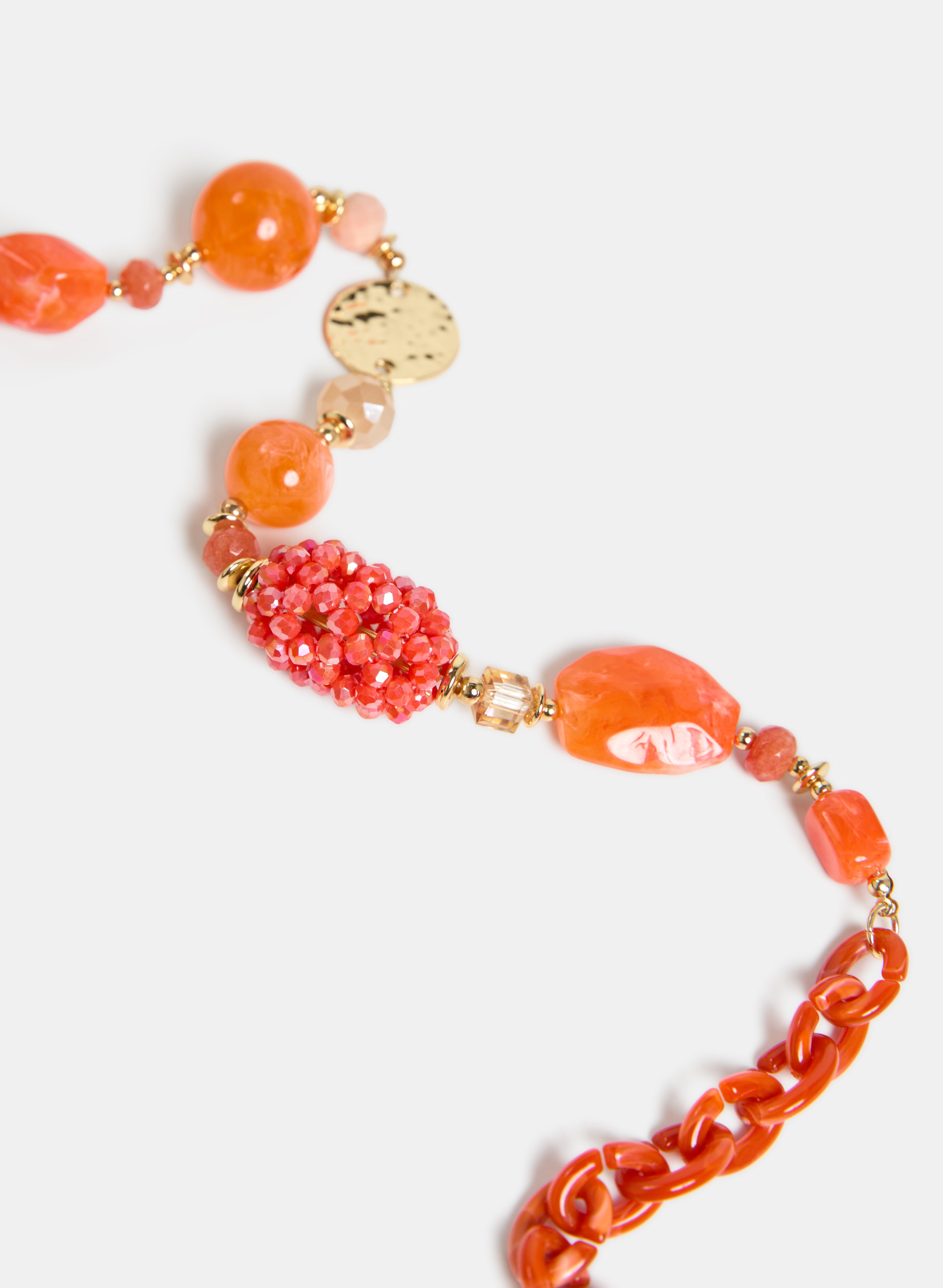 Handmade Beaded Resin Necklace for Women - Boho Chic Jewelry Gift for Her - Perfect for Parties, Weddings & Everyday Wear