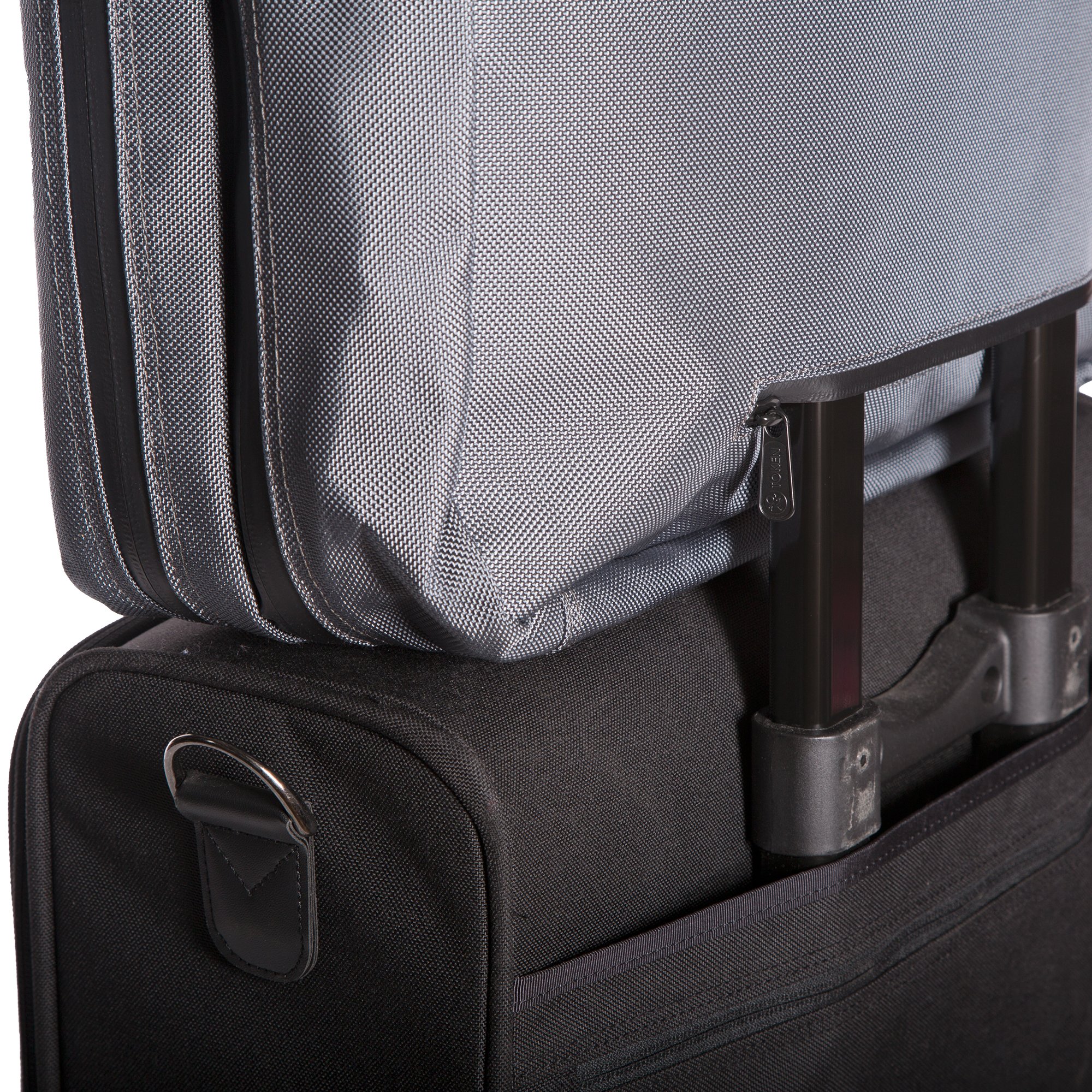Premium Lawrence Laptop Bag with Back Zipper - Large Gray Business Backpack for Men & Women - Perfect for Office, Travel, and College Use
