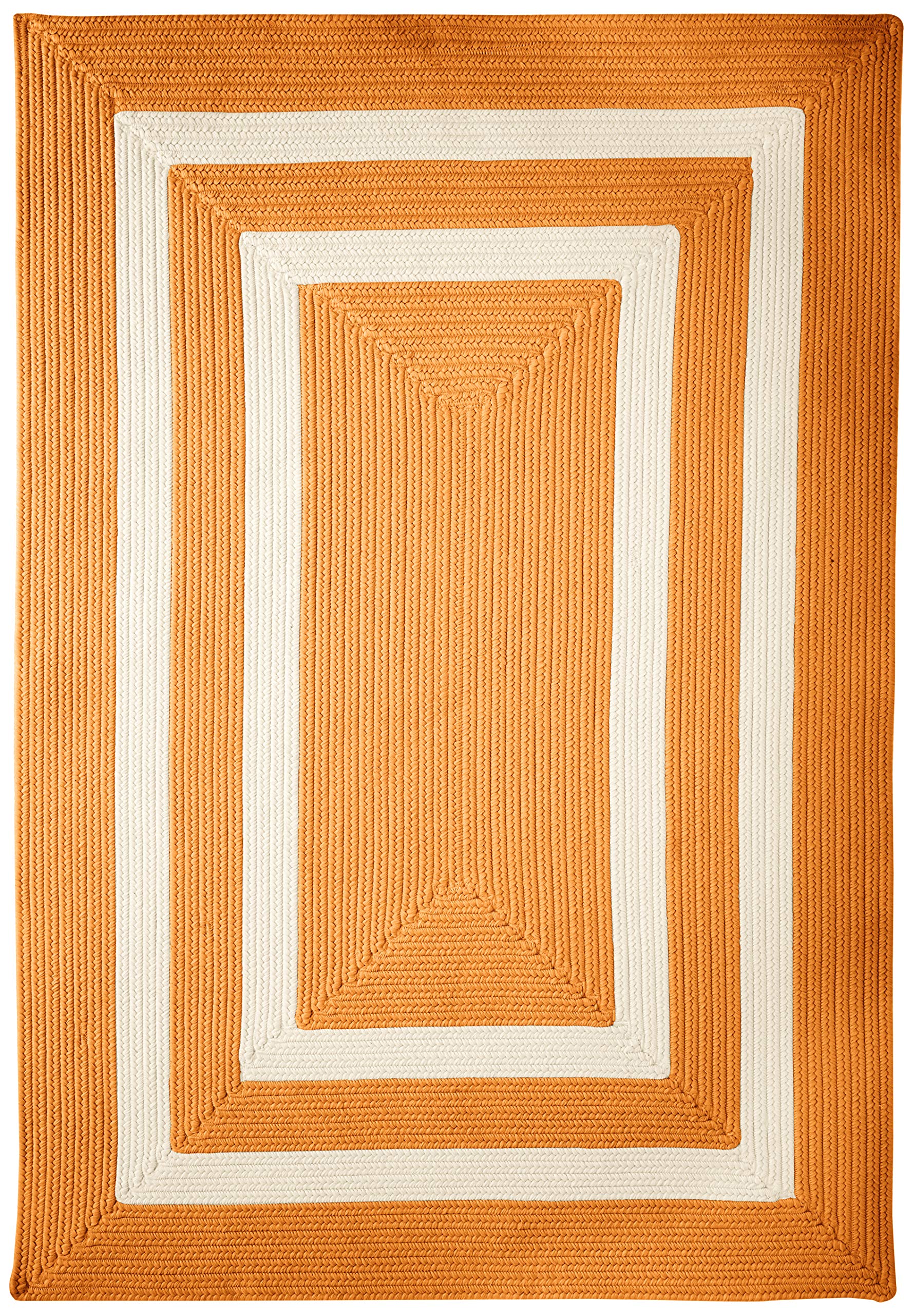 La Playa Rugs 4x6 Feet Tangerine Orange Area Rug - Soft & Durable for Living Room, Bedroom, or Office Decor