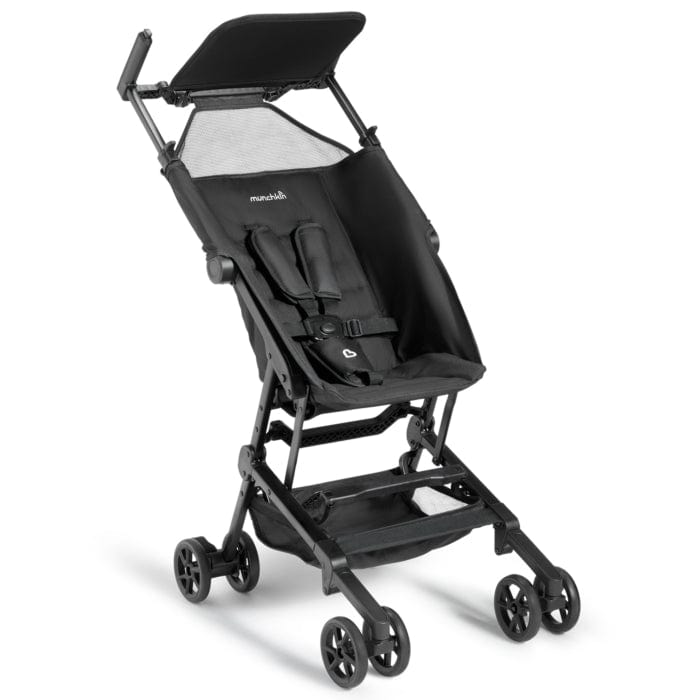Munchkin Sparrow Ultra Compact Lightweight Stroller - Black | Perfect for Travel, Shopping & Everyday Use