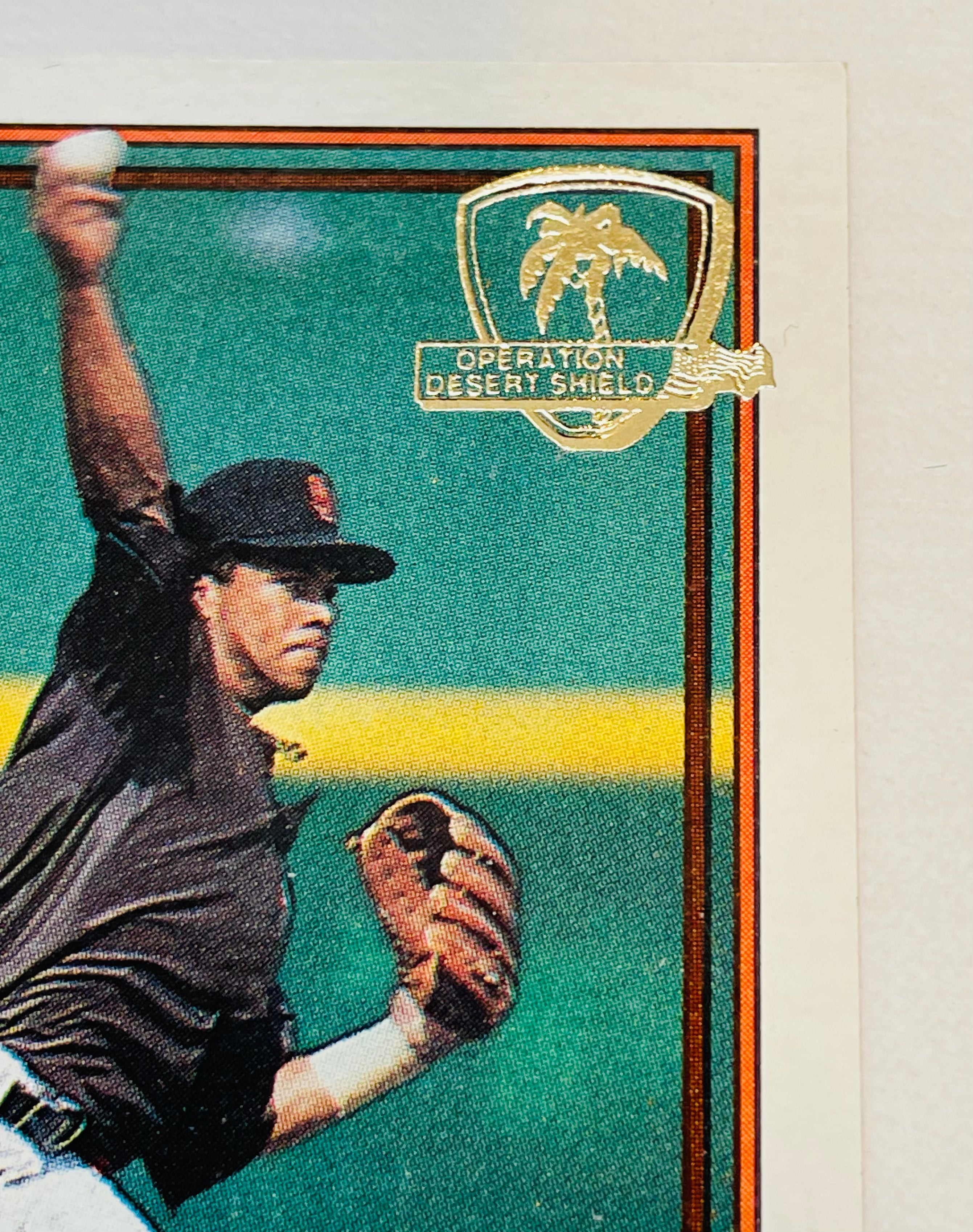 Roberto Alomar Rare Desert Storm Stamped Baseball Card - Vintage Collectible for Sports Memorabilia Enthusiasts - Perfect for Display, Gifts, and Investment