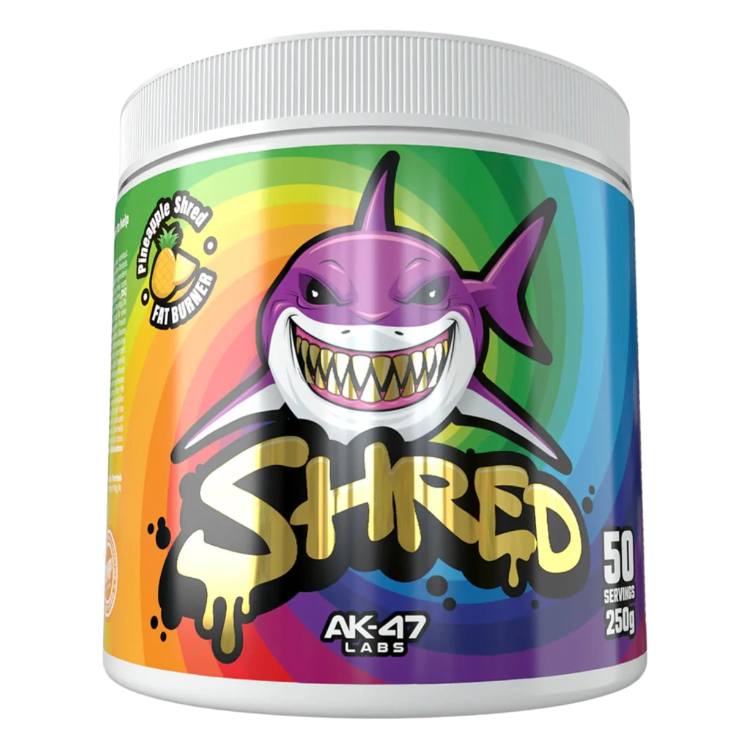 AK 47 Labs Shred Fat Burner Supplement - 250g Weight Loss Pills for Men & Women - Boost Metabolism & Energy for Gym Workouts & Fitness Goals