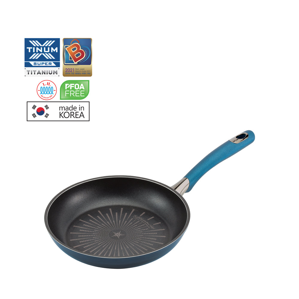 HappyCall Classic Titanium IH 24cm Nonstick Frying Pan - HEA 3001 0232 - Professional Cookware for Induction Stovetops - Perfect for Searing, Frying & Sauteing at Home