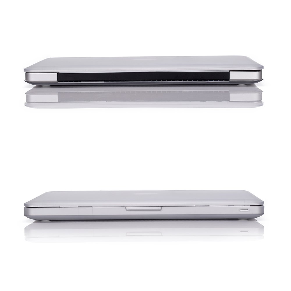 MacBook Pro 13 Case 2012-2008 Model A1278 | Matte Hard Plastic Shell Cover for 13.3-inch MacBook Pro with CD-ROM Drive - White | Perfect for Work, Travel & School Protection