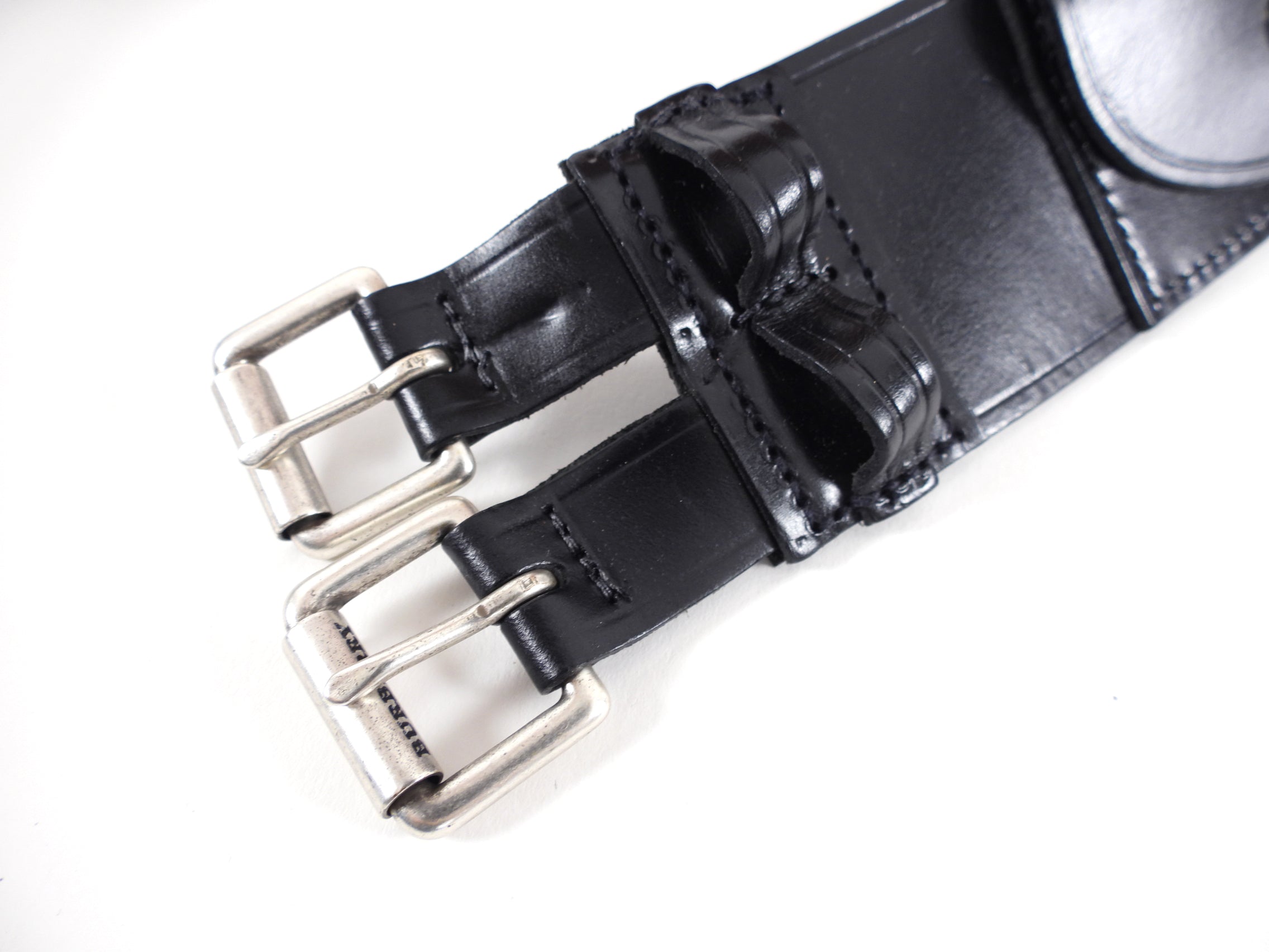 Burberry Black Leather Snap Pocket Belt for Men & Women - Stylish & Functional Waist Belt for Jeans, Pants & Dresses | Perfect for Casual, Office & Travel Outfits
