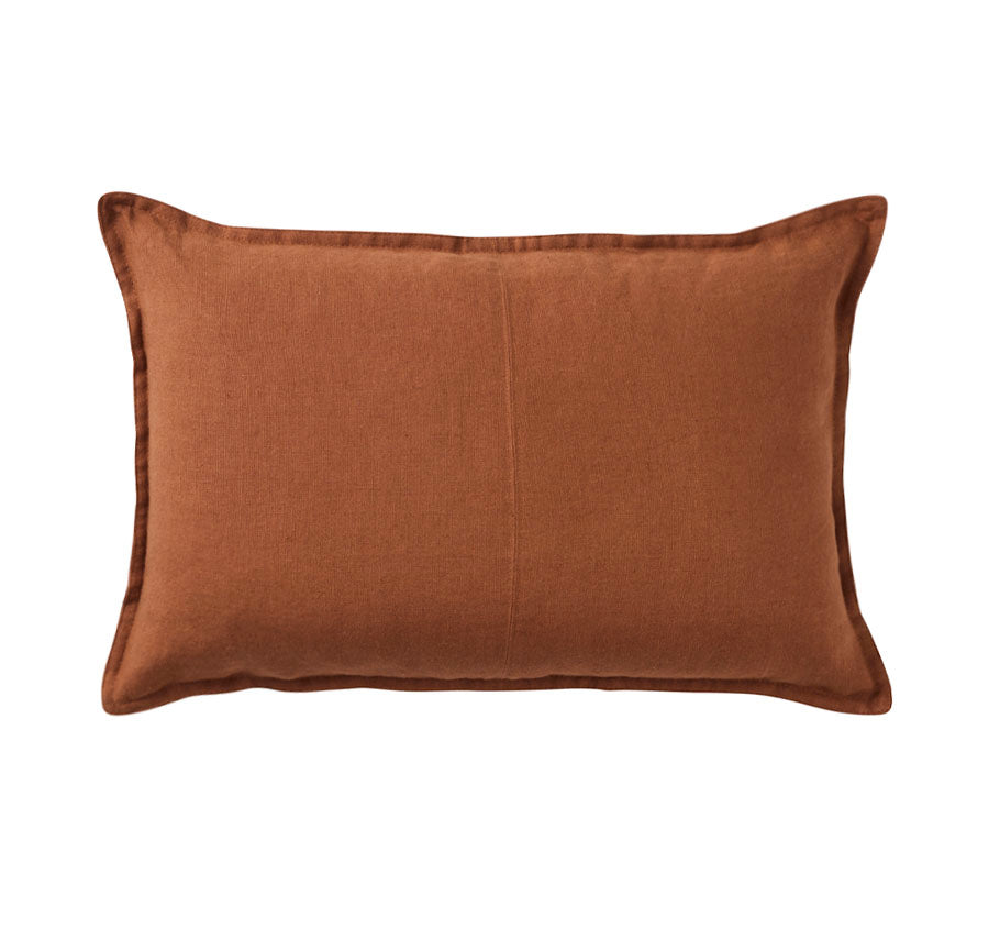 40x60cm Tobacco Brown Filled Cushion - Soft Decorative Throw Pillow for Sofa, Bed, Living Room & Home Decor
