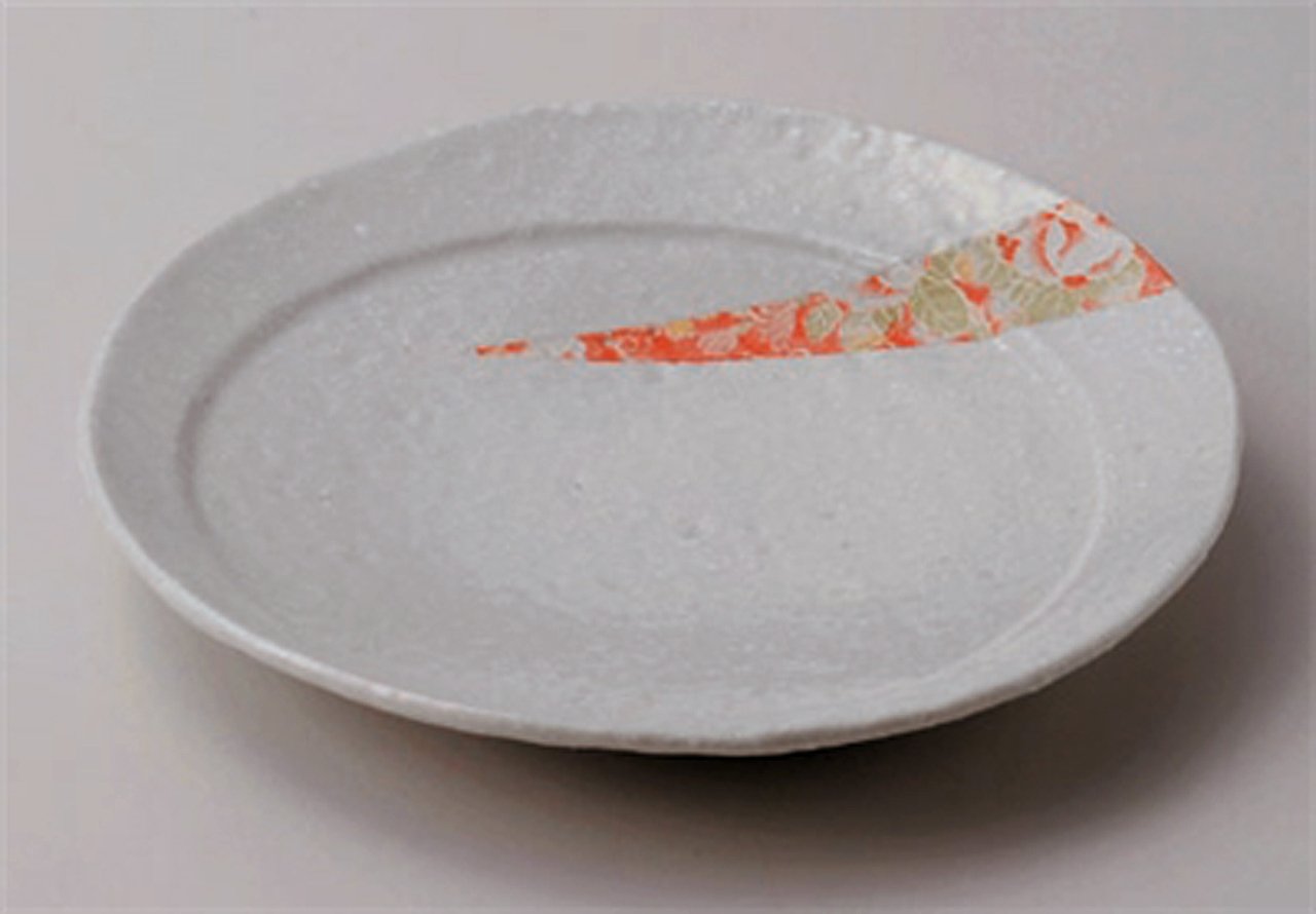 Authentic Japanese Porcelain Set of 5 Small Round Plates - YUUZEN Iki Traditional Handcrafted Dinnerware - Perfect for Sushi, Appetizers & Home Decor - Made in Japan
