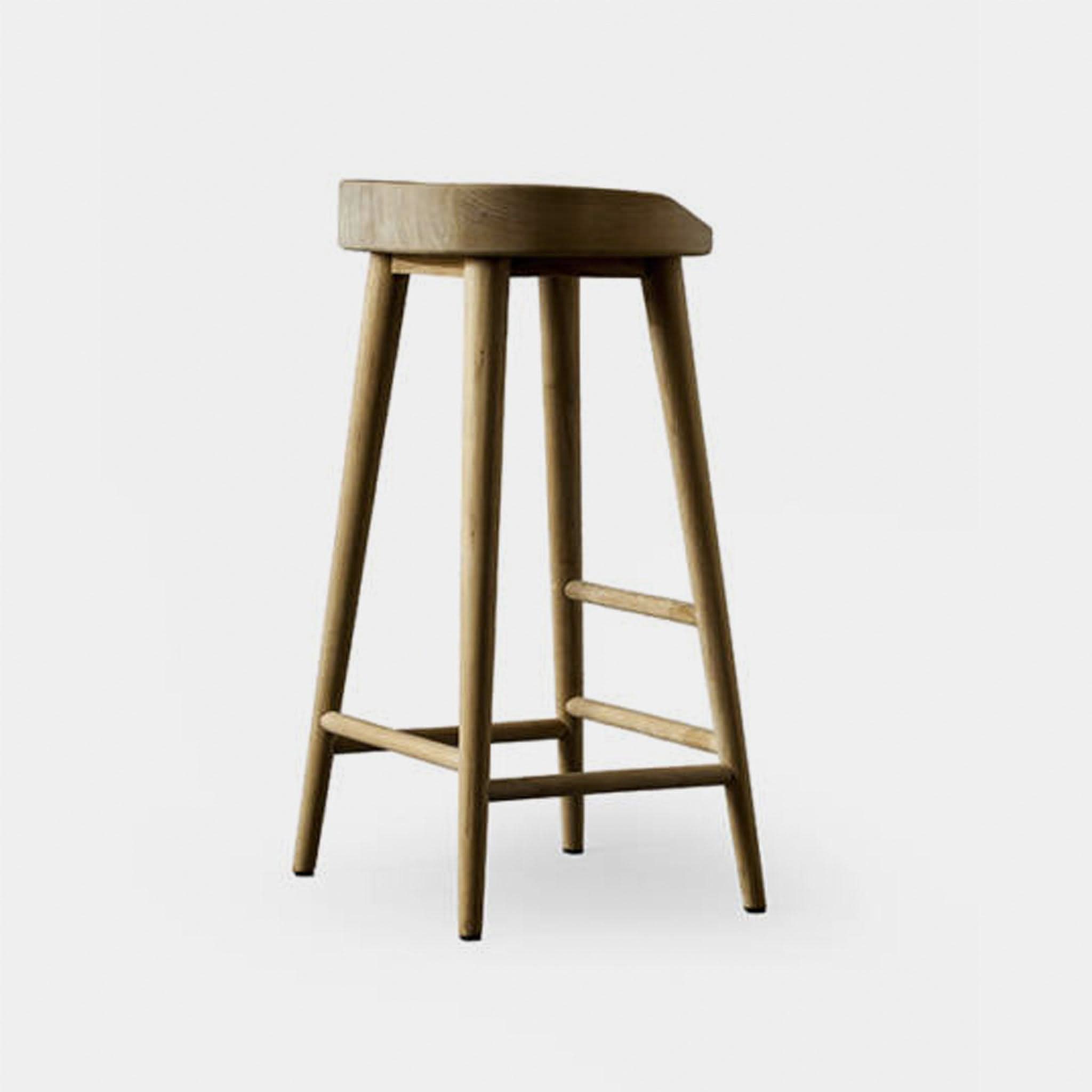 Noosa Backless Bar Stool - Modern Kitchen Counter Stool with Metal Frame for Dining Room, Breakfast Nook & Home Bar Decor