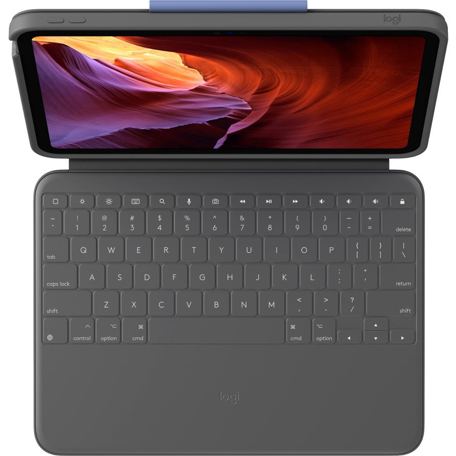Logitech Rugged Combo 4 Keyboard Case for iPad - Shockproof Protective Cover with Backlit Keyboard | Perfect for Outdoor Work, Construction Sites & Travel