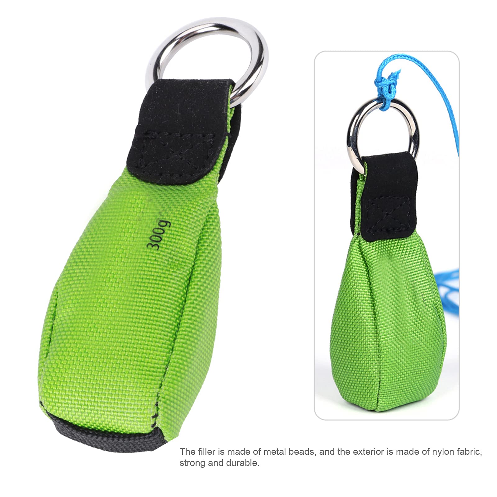 Throwing Rope Bag - Heavy Duty Throw Weight Bag for Climbing, Tree Work & Outdoor Activities | Multipurpose Sandbag for Garden, Arborist & Rock Climbing Supplies | Perfect for Camping, Hiking & Professional Use