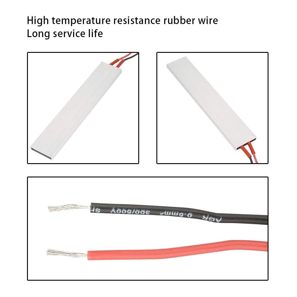 YWBL-WH 150×28.5mm Aluminum Air Heater with Thermostat - 24V 70W Heating Plate for Industrial Equipment & HVAC Systems | Perfect for Component Warming, 3D Printer Enclosures & Laboratory Instruments
