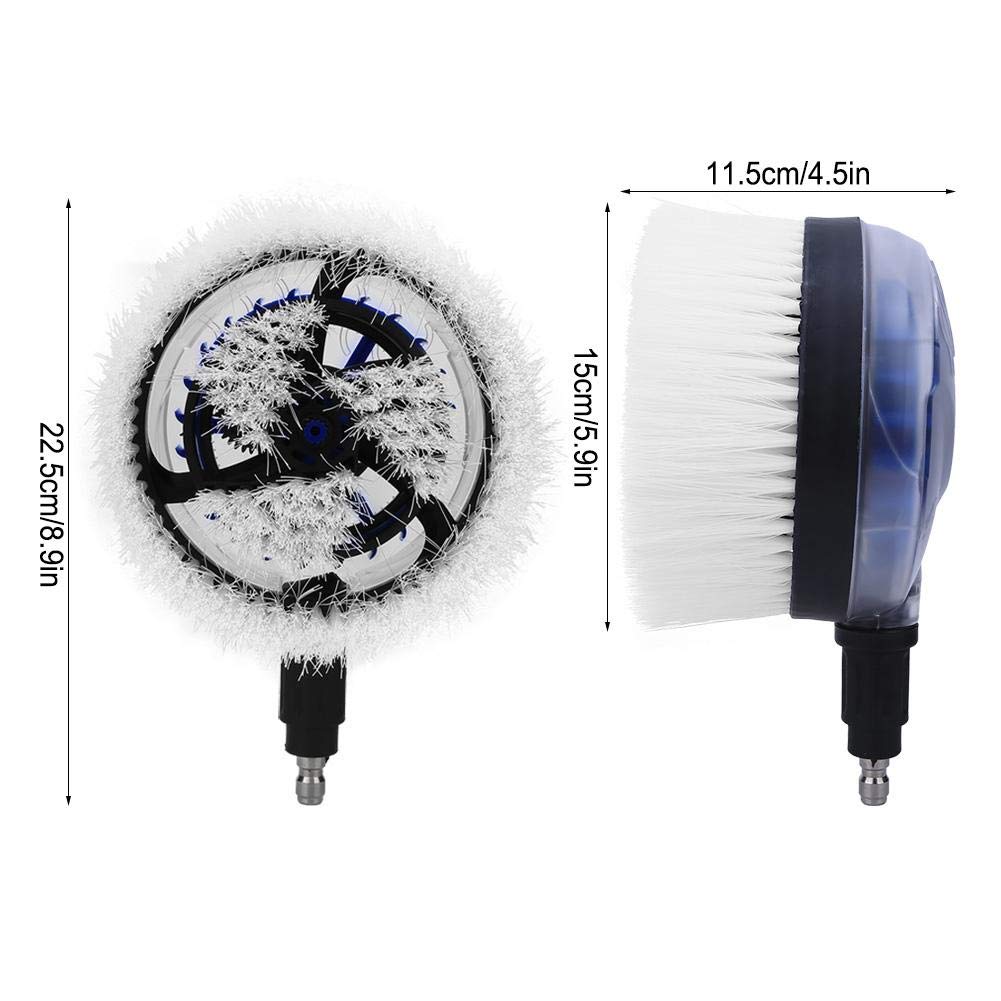 360° Rotary Pressure Washer Brush - Car, Boat & Window Cleaning Tool