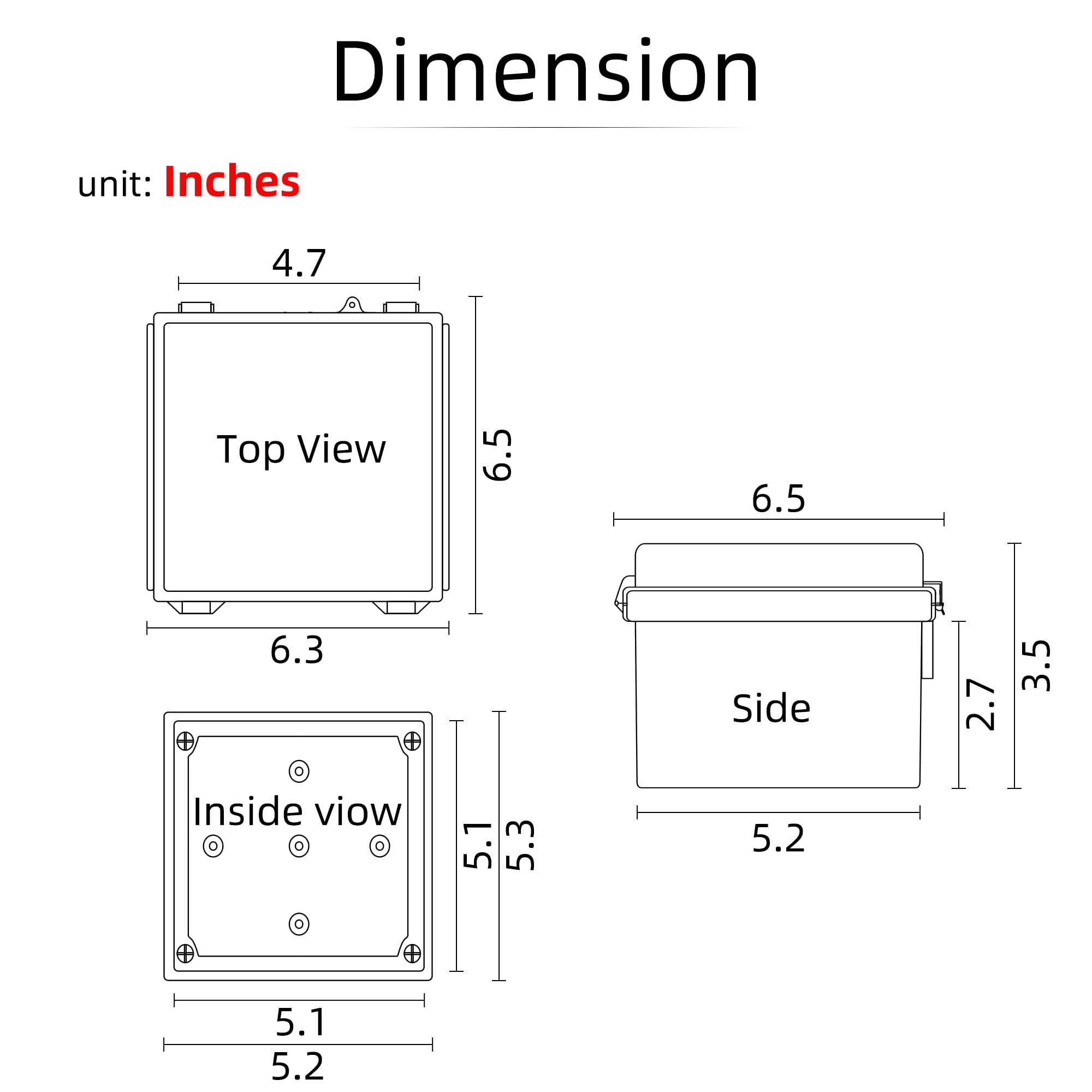 Stainless Steel Electrical Junction Box 150x150x9mm with Hinged Cover - Weatherproof & Durable for Indoor/Outdoor Wiring Projects