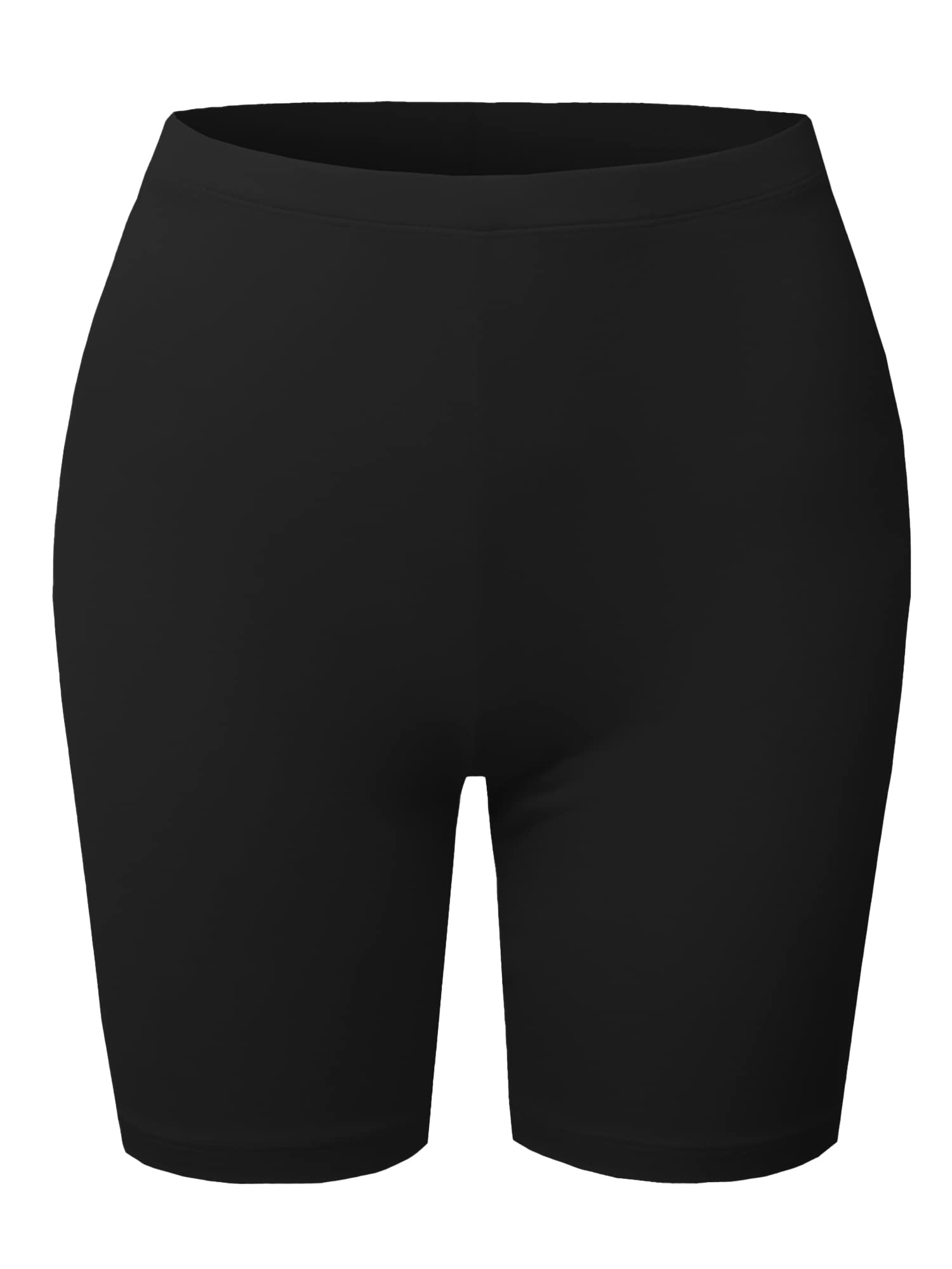 Emma Women's Essential Active Daily Cotton Mid Rise Biker Shorts - Comfortable Workout & Lounge Wear for Yoga, Running, Gym and Casual Outfits