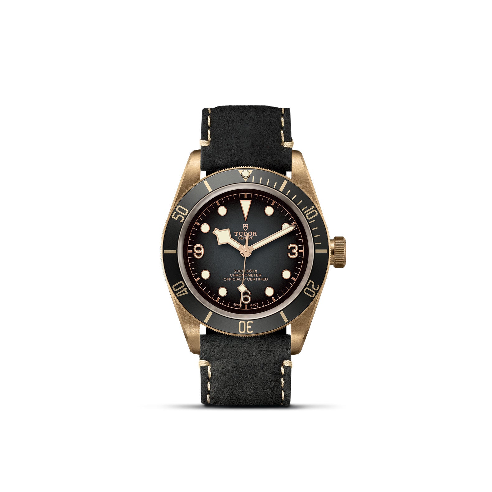Tudor Black Bay Bronze Men's Diver Watch - Luxury Waterproof Automatic Timepiece for Diving, Swimming & Outdoor Adventures
