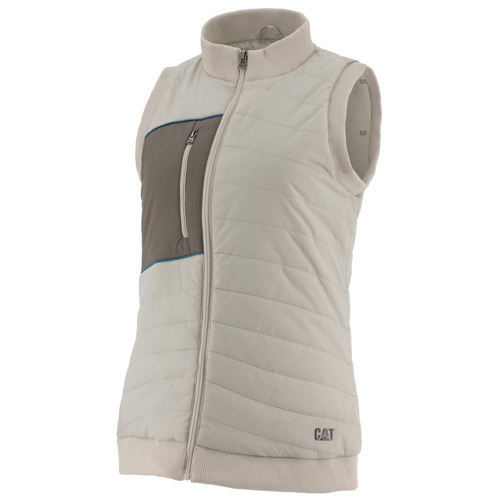 CAT Women's Michelle Vest - Lightweight Fleece Lined Winter Vest for Outdoor Activities, Hiking & Casual Wear | Water-Resistant & Warm