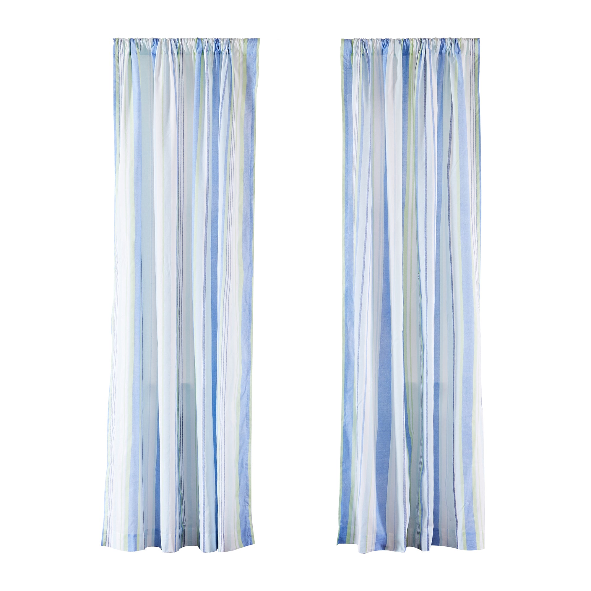 Catalina Fish Drape Panel - Decorative Window Curtain with Ocean Theme | Perfect for Beach House, Coastal Decor & Nautical Bedroom Design