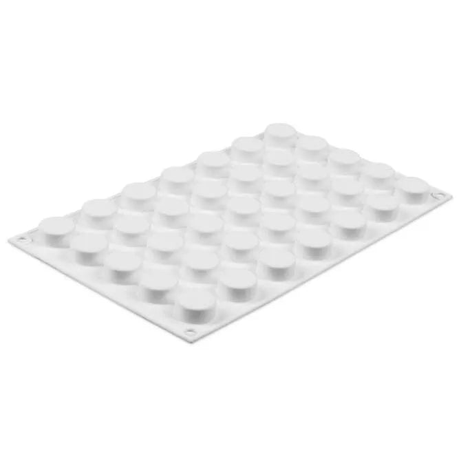 Micro Flex Round 5 Silicone Mold - 35 Cavity Baking Molds for Cupcakes, Candies, Soaps | Perfect for DIY Crafts, Home Baking & Party Treats
