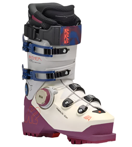 K2 Women's Anthem 115 BOA Ski Boots 2025 - Lightweight & Comfortable for All-Mountain Skiing - Perfect for Resort & Backcountry Adventures